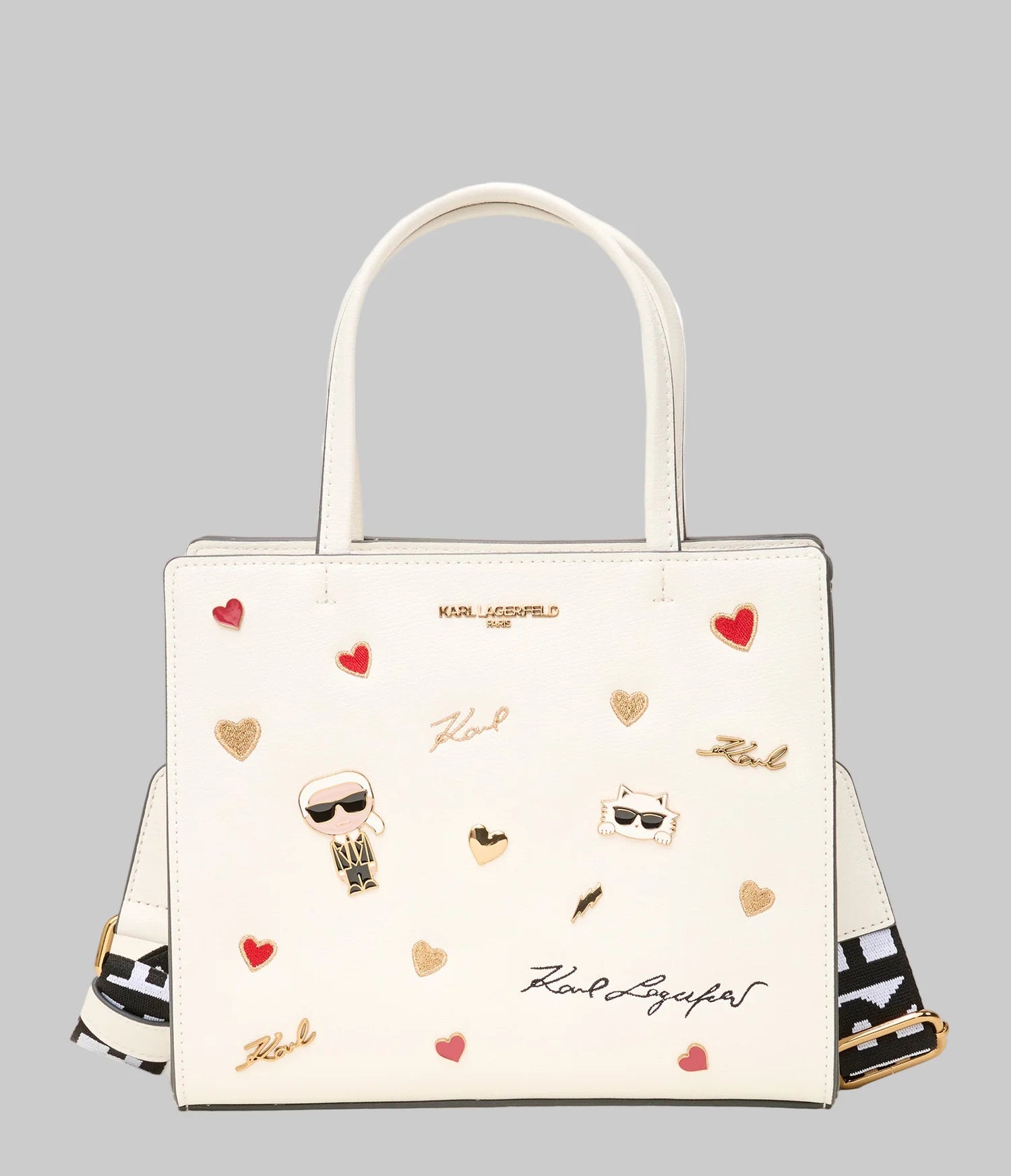 MAYBELLE DUO TOP HANDLE SATCHEL-White