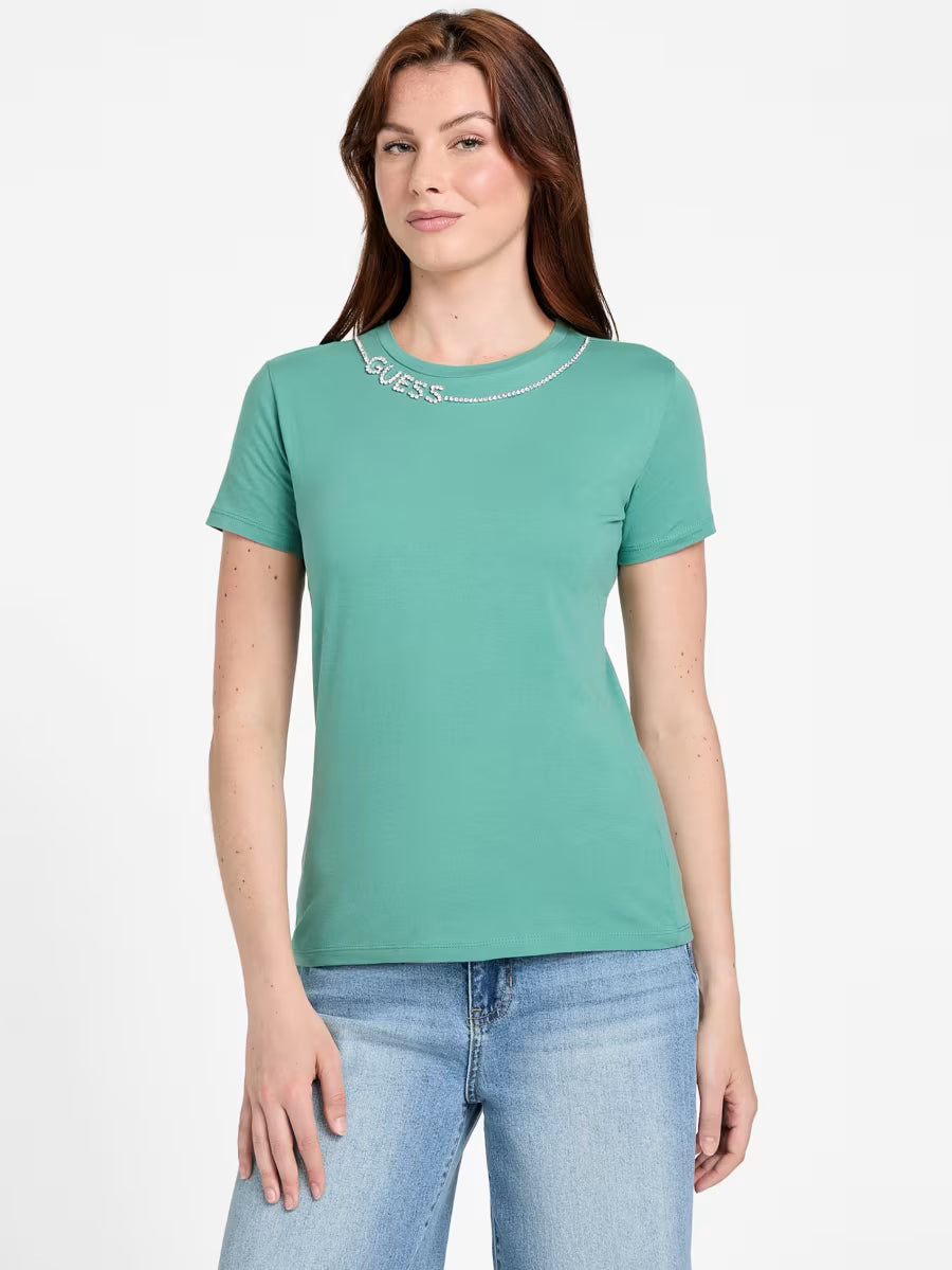 Guess Womens' Eco Charis Tee/ Green