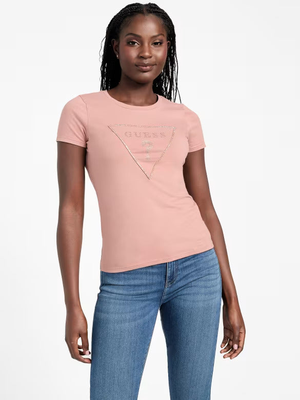 Guess Womens' Carlee Triangle Tee/ Purple