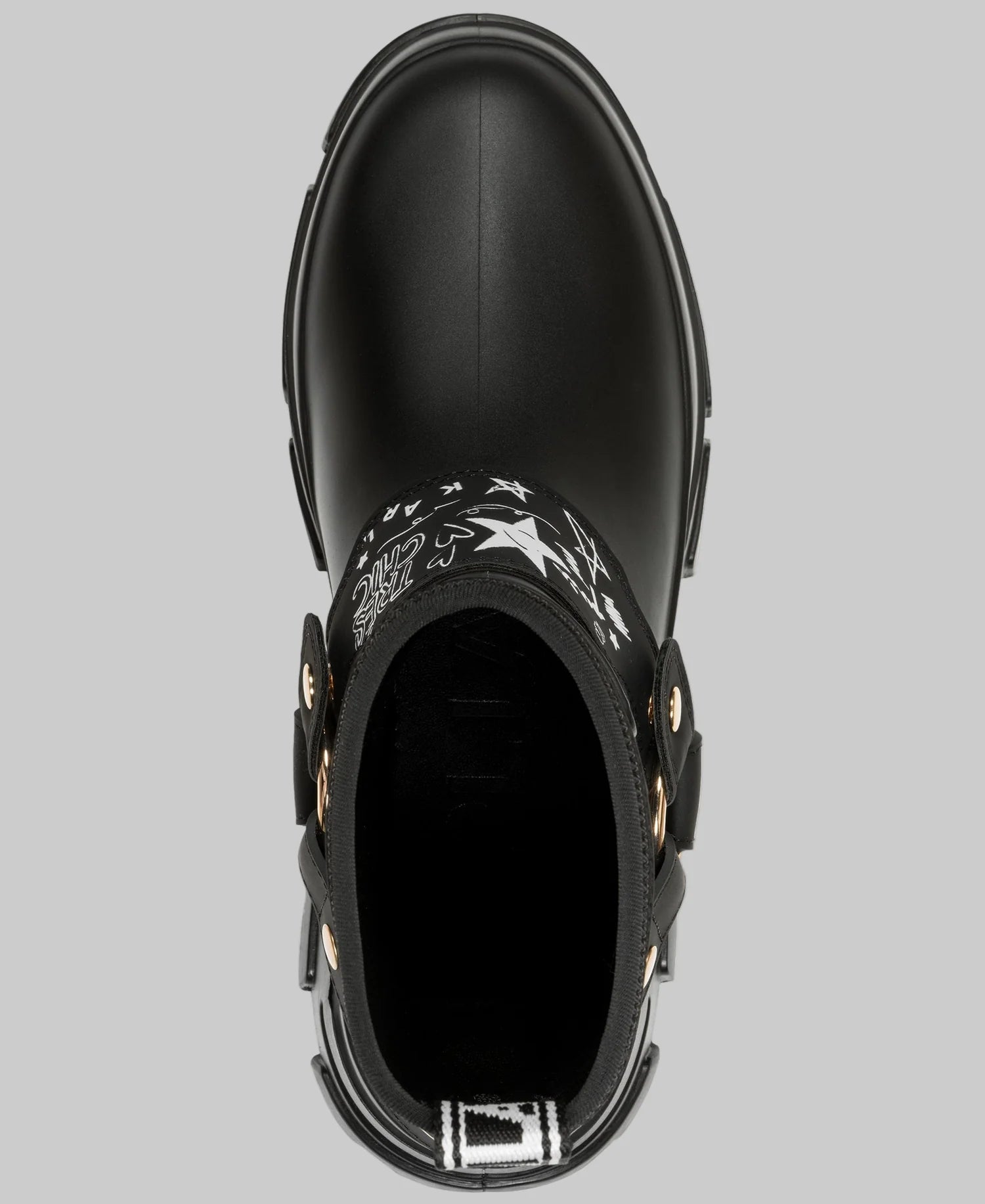 Karl Lagerfeld Paris Womens' RANELLE MULTI STRAP RAIN BOOT