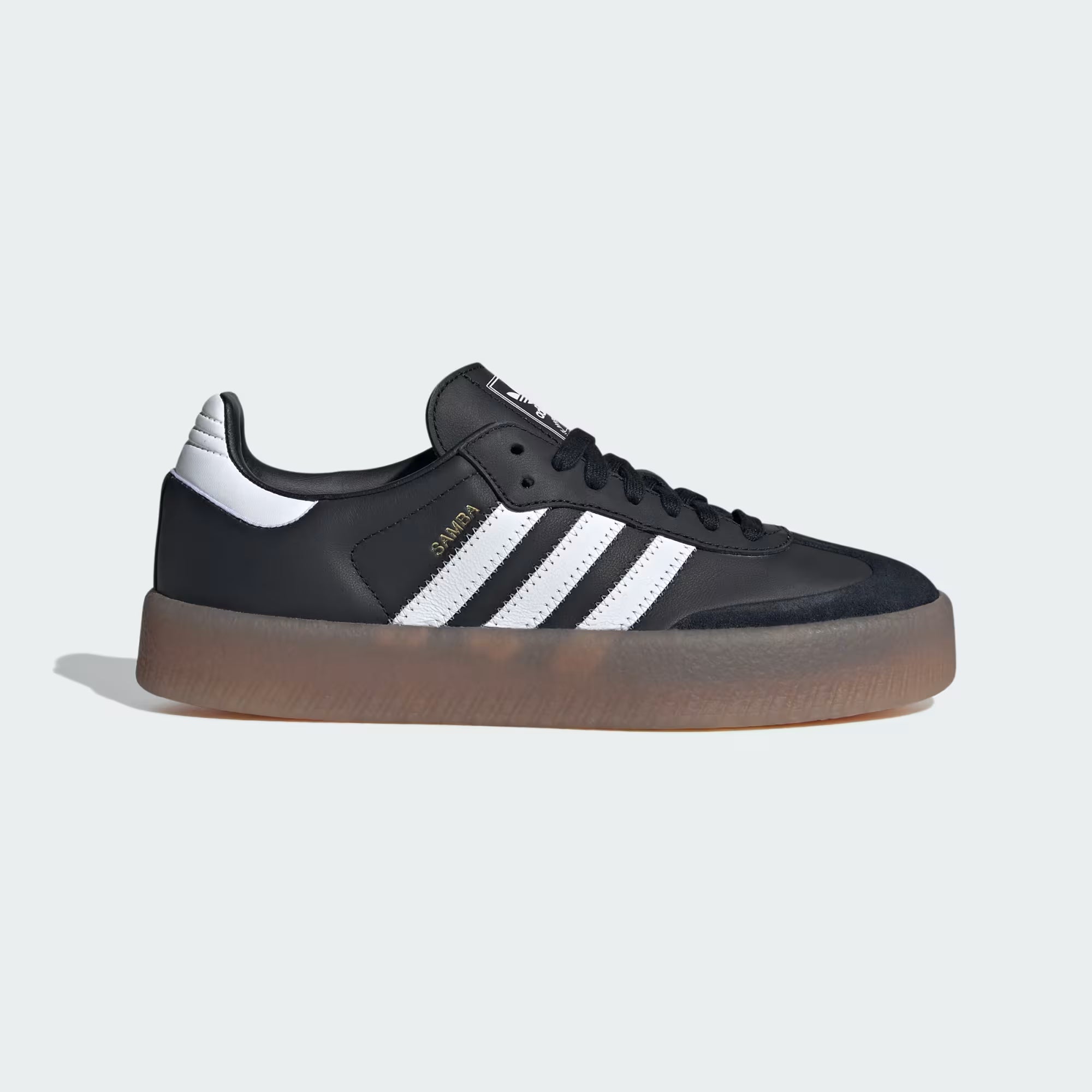 Adidas Women's Sambae Shoes-Core Black / Cloud White / Gold Metallic