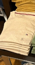 Tommy Hilfiger Men's Classics Pocket T-shirt-Lemon Frost Heather