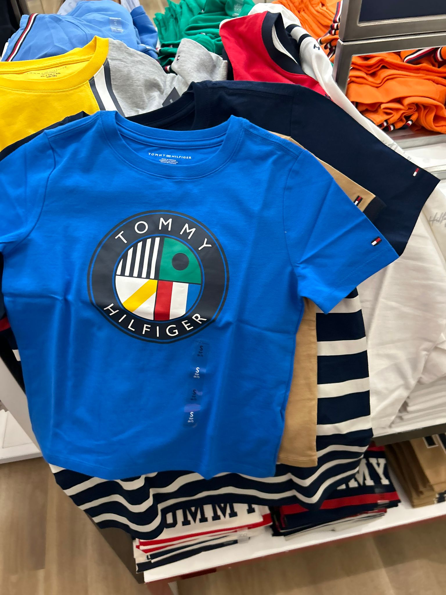 Kids' Sailing Circle Logo T-Shirt-Dynamic Blue