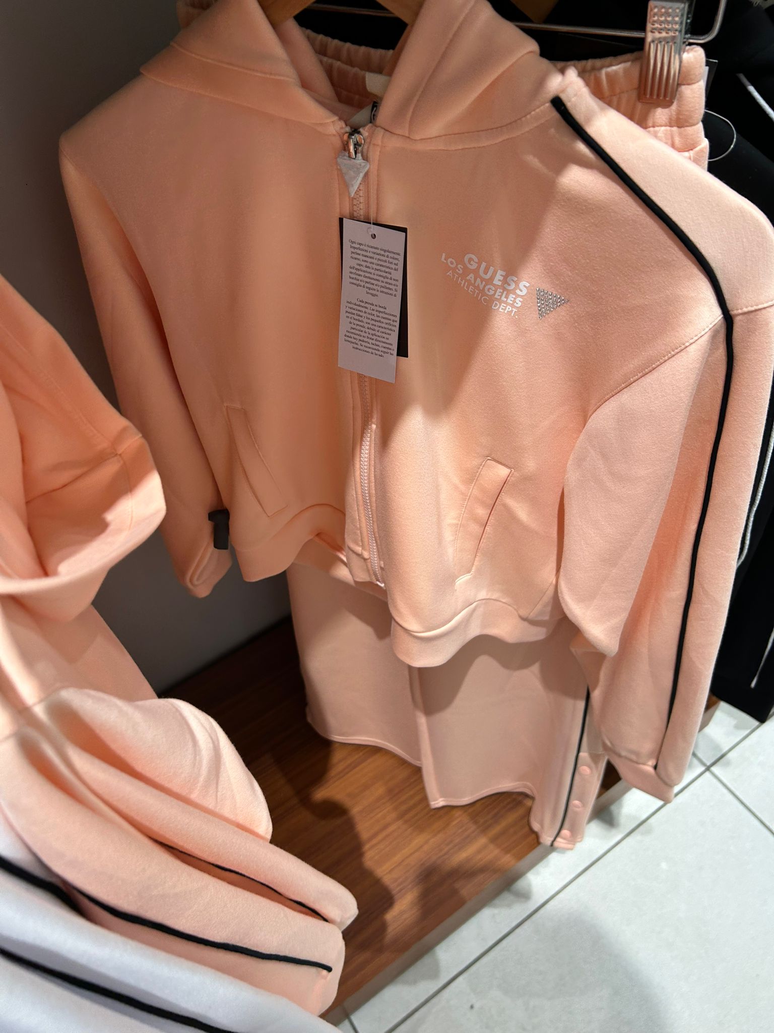 Guess Kids' Los Angeles Athletic Dept tracksuit-Pink