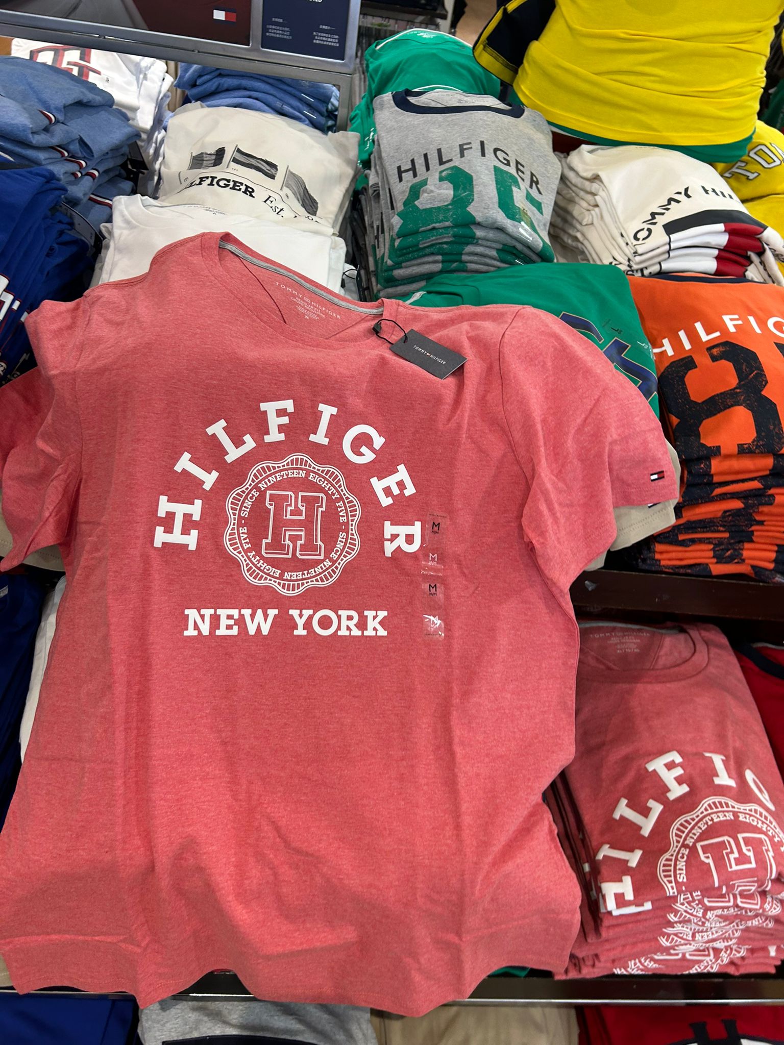 Hilfiger Arch Logo T-Shirt-Pink