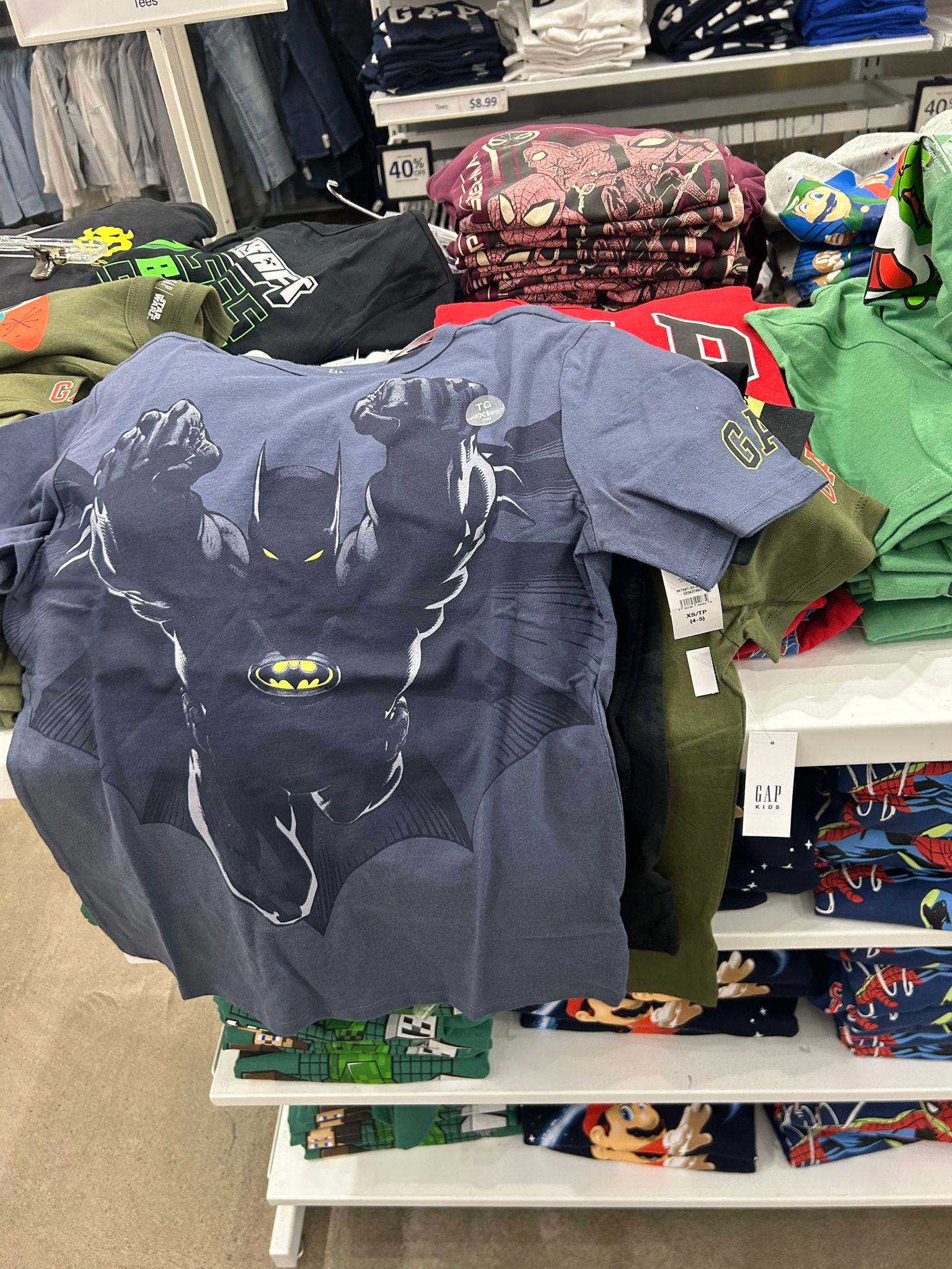 Gap Kids DC™ Batman Graphic T-Shirt-Blue Ridge