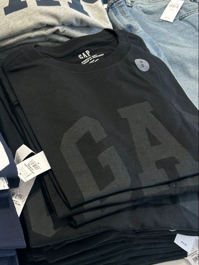 Everyday Soft Gap Logo T-Shirt-Black