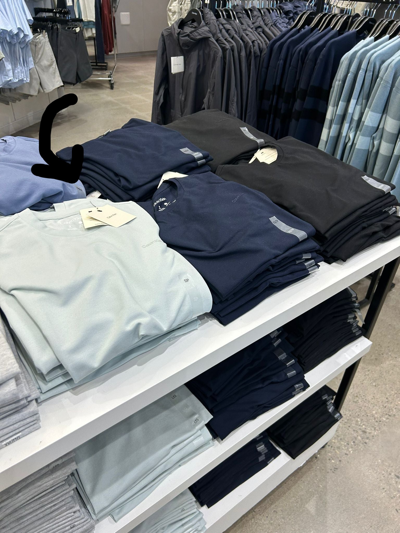 Calvin Klein Men's Liquid Touch Crewneck T-Shirt-Baby Blue