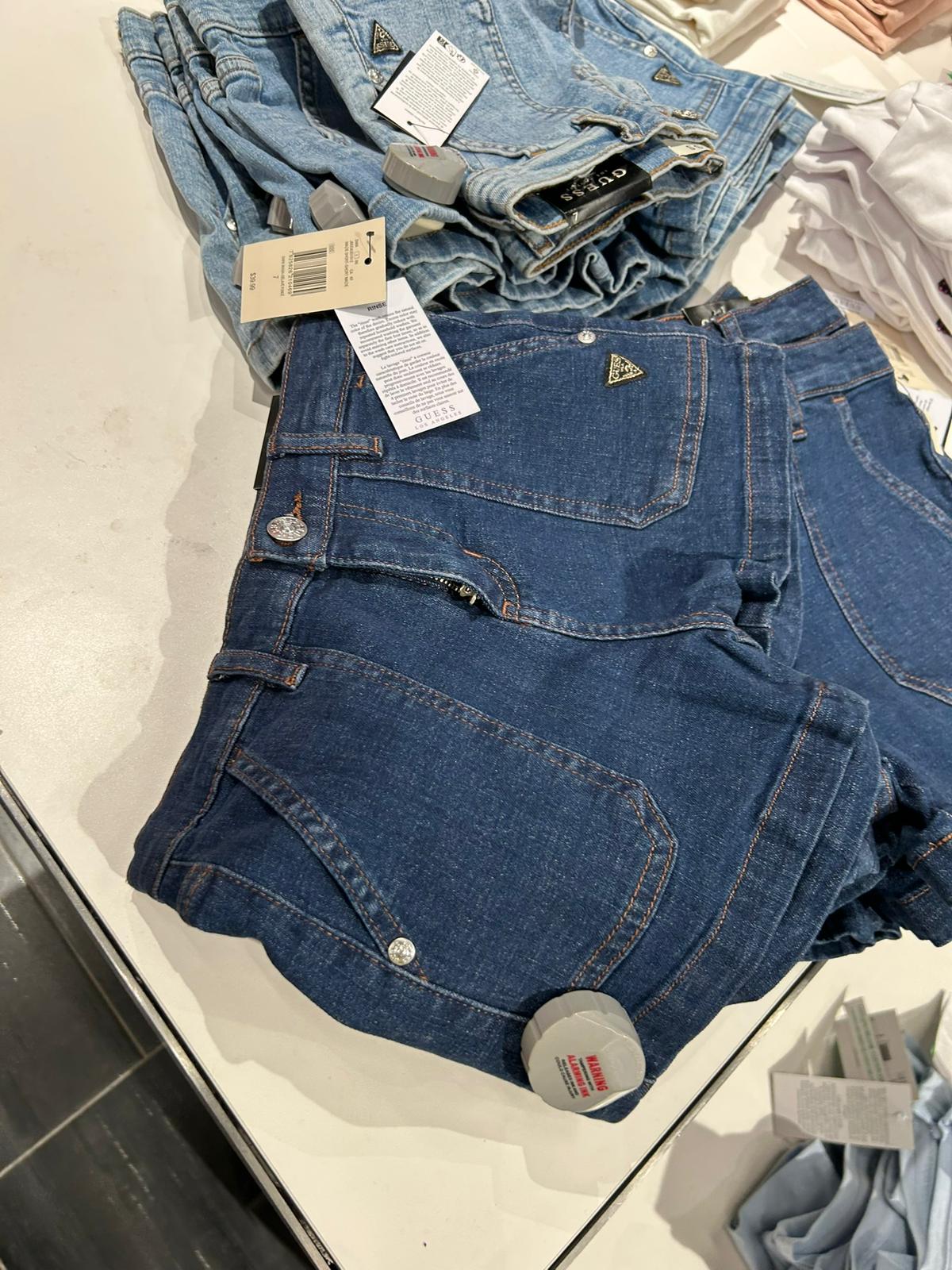 Guess Kids denim shorts-Dark Blue-