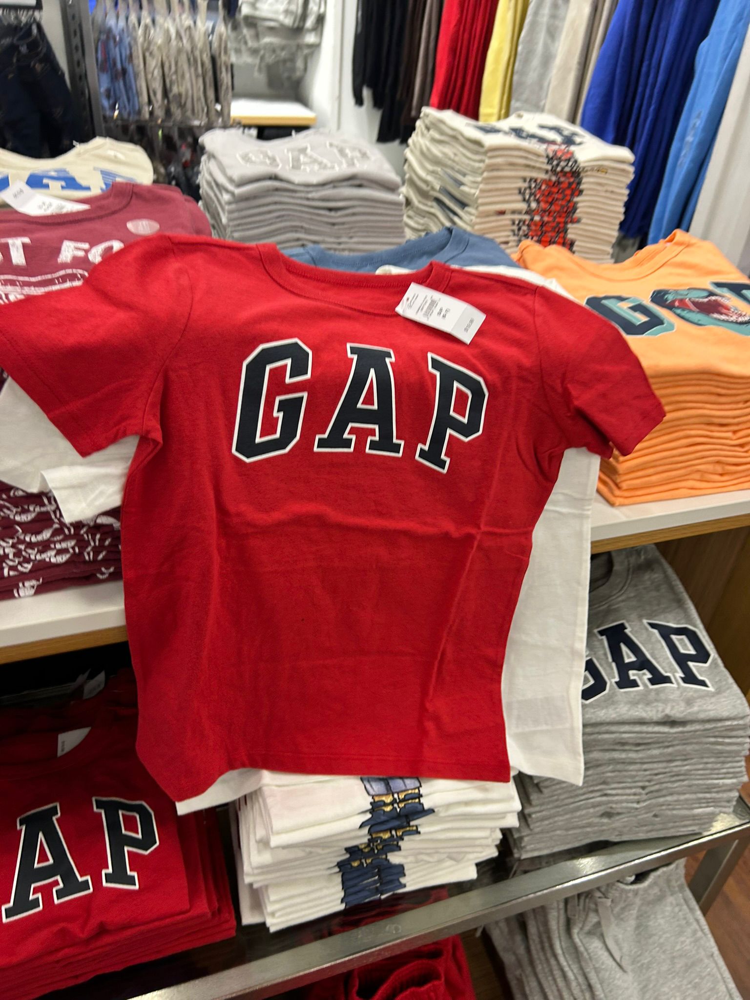 Kids Gap Logo T-Shirt-Modern Red