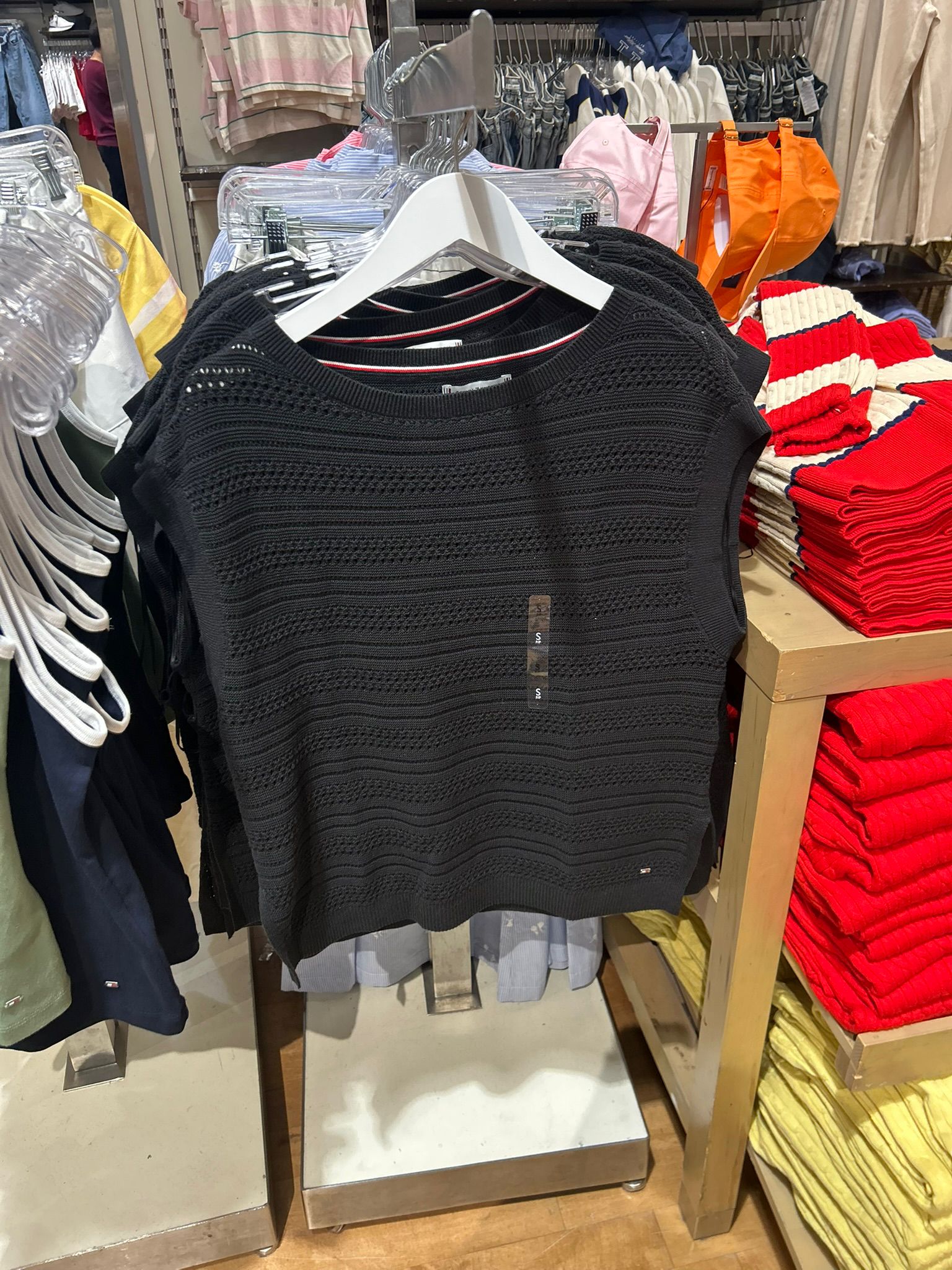 Tommy Hilfiger Women's Knit Vest-Black