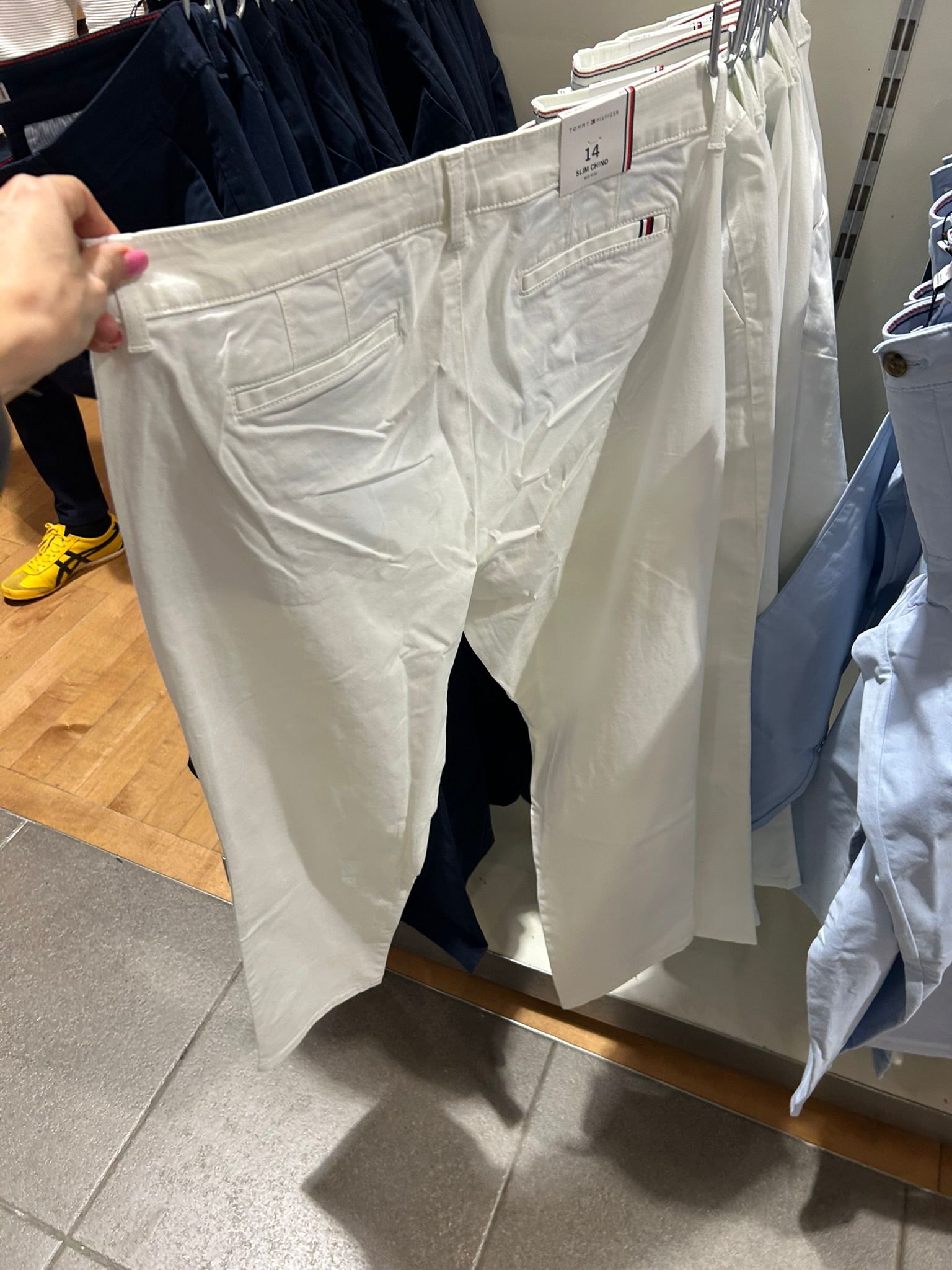 Womens Tommy Hilfiger Slim Fit Chino -White