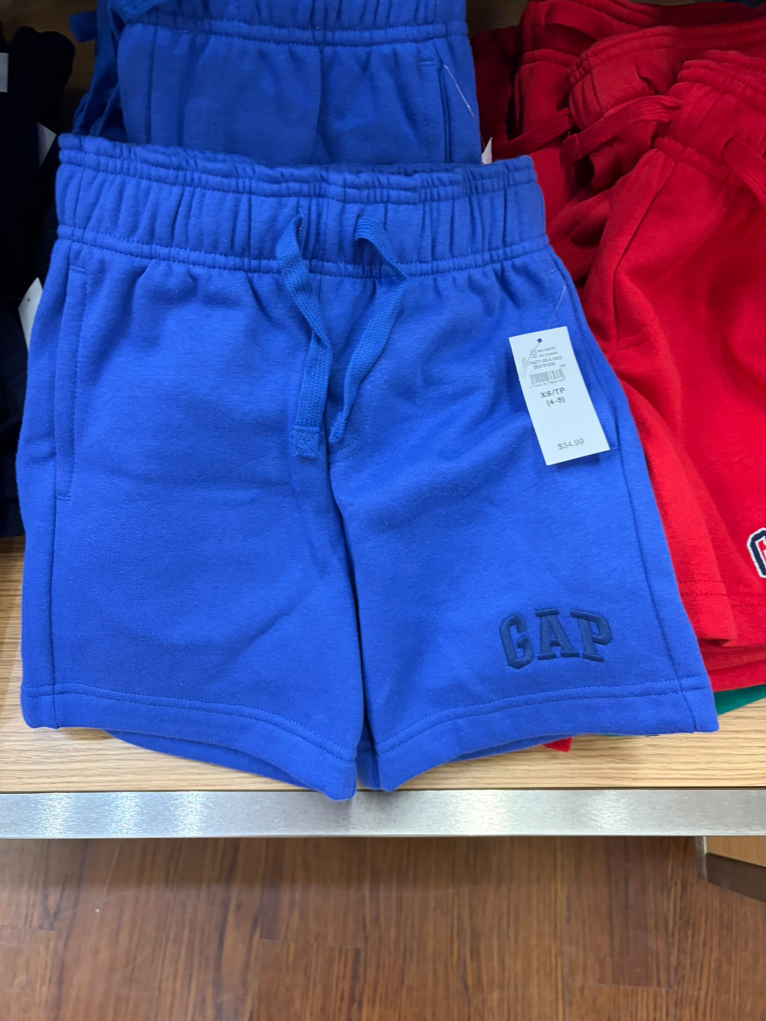 Boys' Relaxed Gap Logo Pull-On Shorts-Dazzling Blue