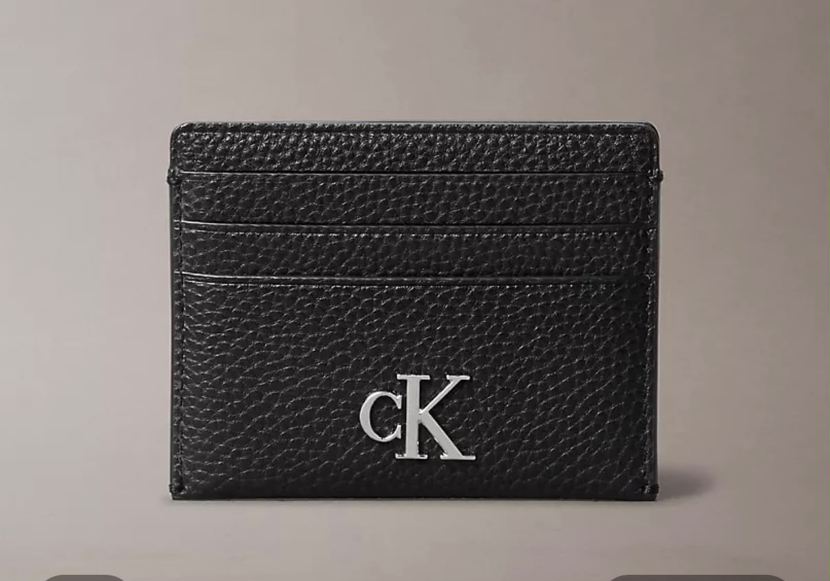 Calvin Klein Men's Archive Hardware Card Case-Black