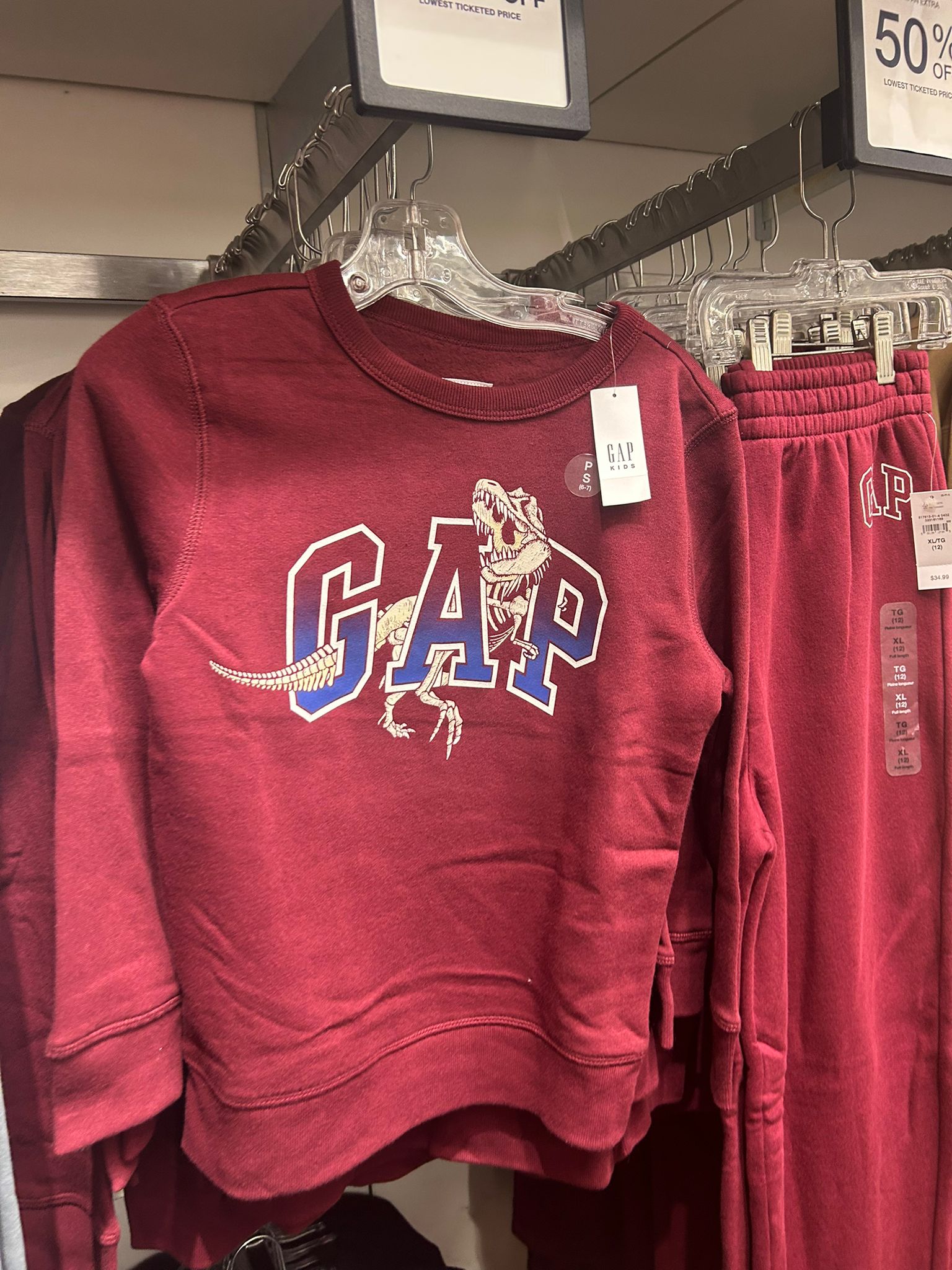 Boys Gap Logo Sweatshirt Red Delicious