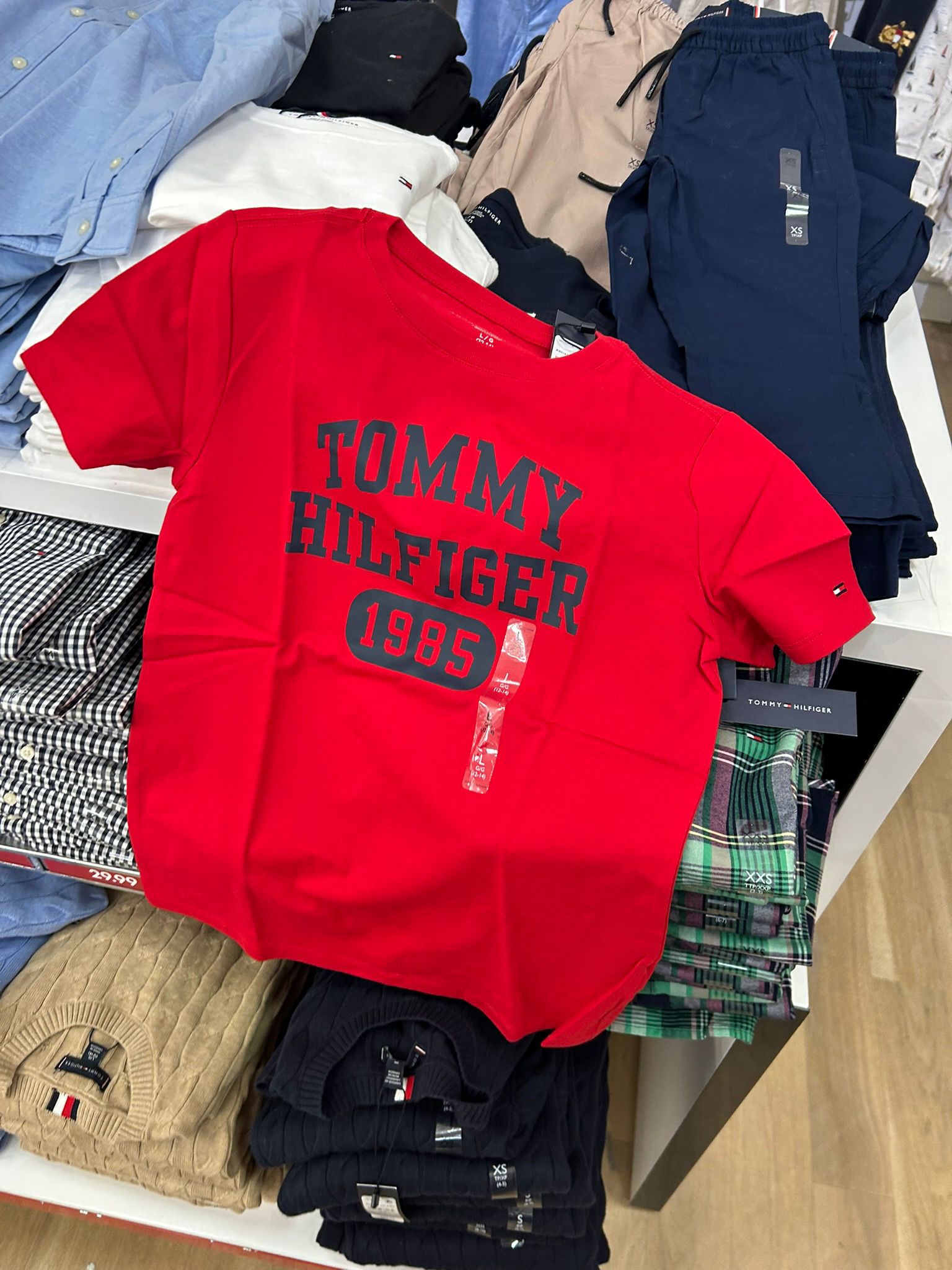 Kids' Varsity Logo T-Shirt Boys-Red