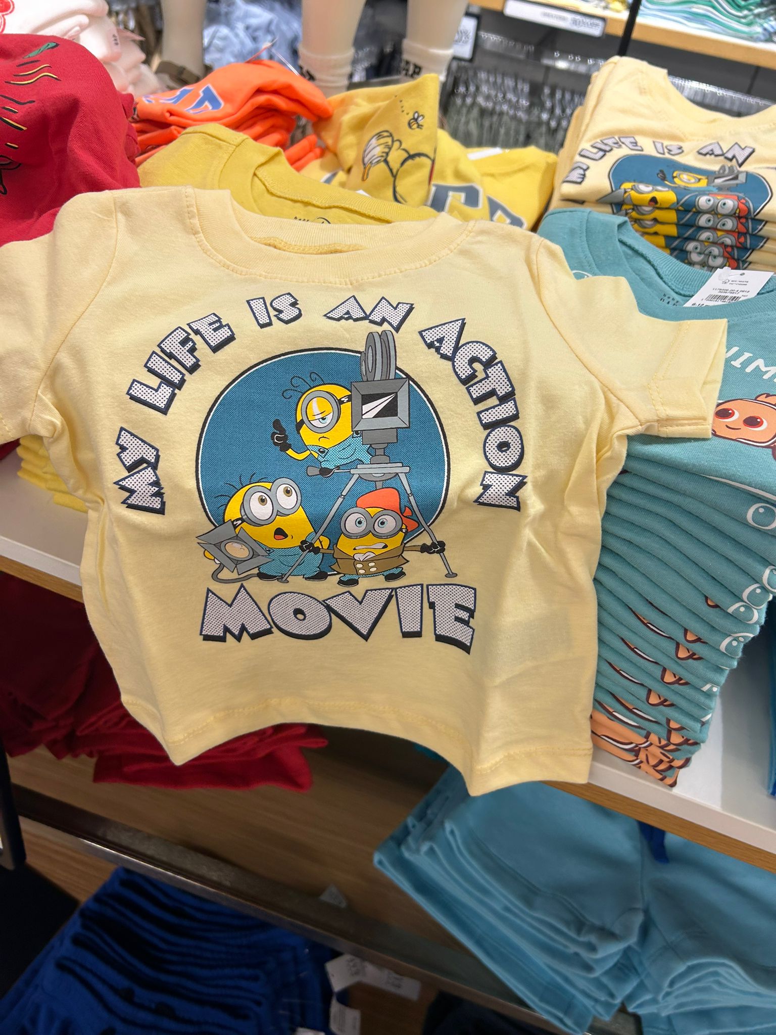 babyGap Minion Graphic T-Shirt-Light Yellow Movie