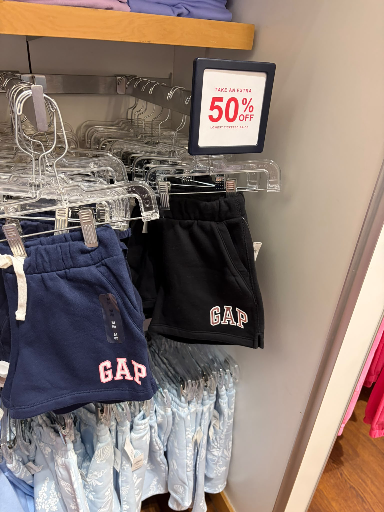 Girls' Relaxed Gap Logo Pull-On Shorts-Black Logo
