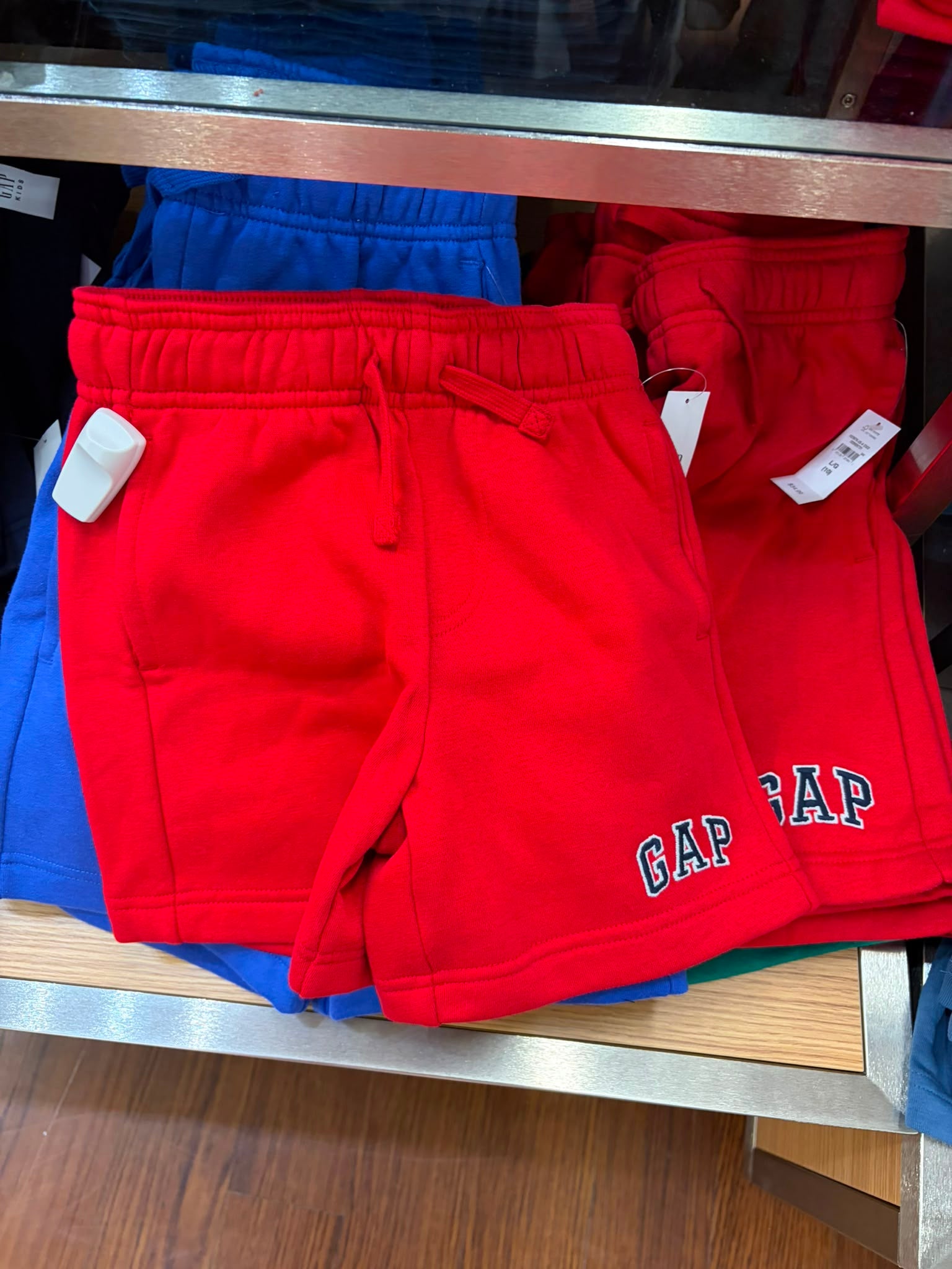 Boys' Relaxed Gap Logo Pull-On Shorts-Modern Red