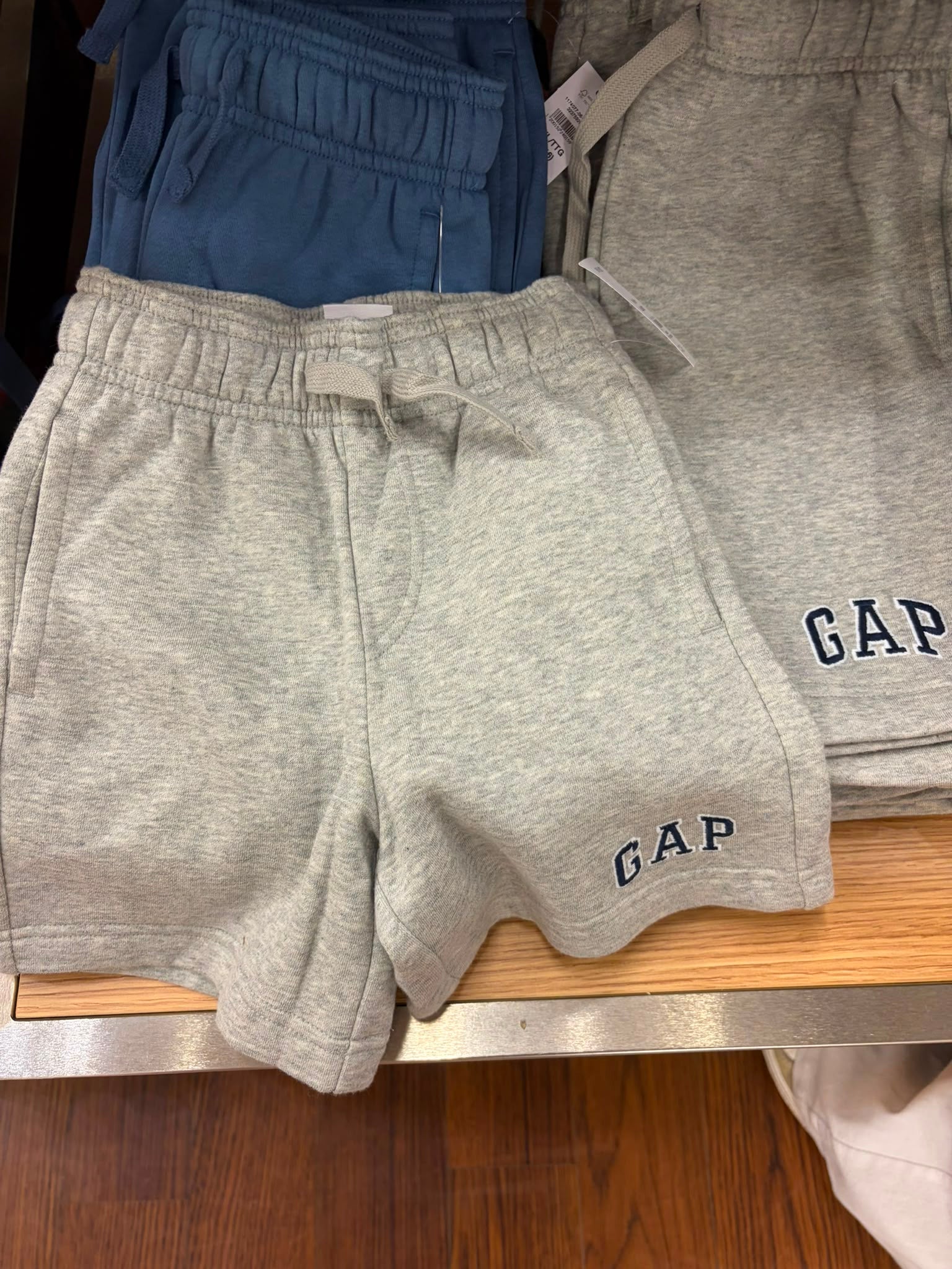 Boys' Relaxed Gap Logo Pull-On Shorts-Light Heather Gray