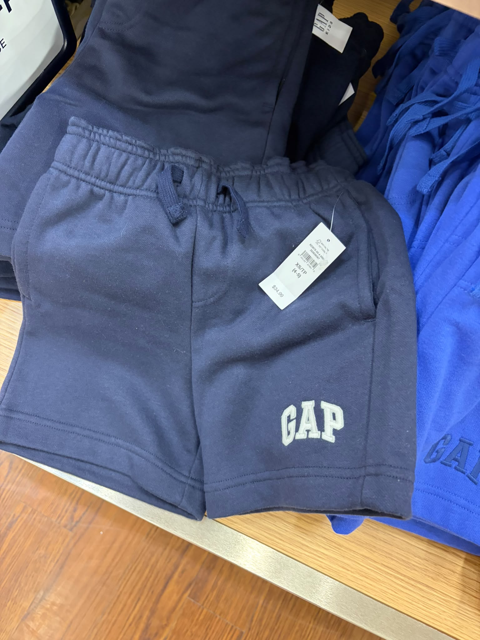 Boys' Relaxed Gap Logo Pull-On Shorts-Tapestry Navy