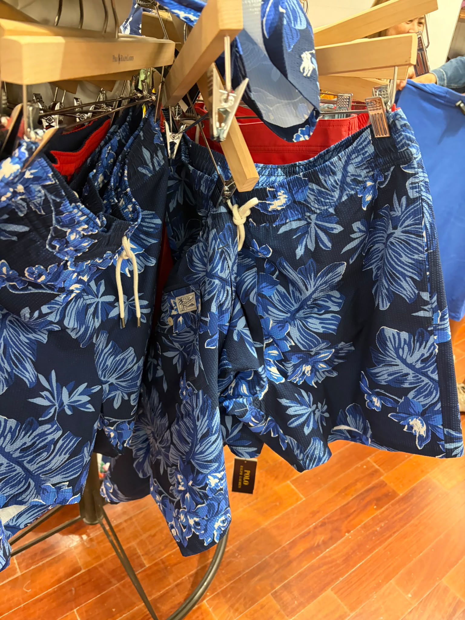 POLO MEN'S TRAVELER CLASSIC SWIM TRUNK - Blue Tropical