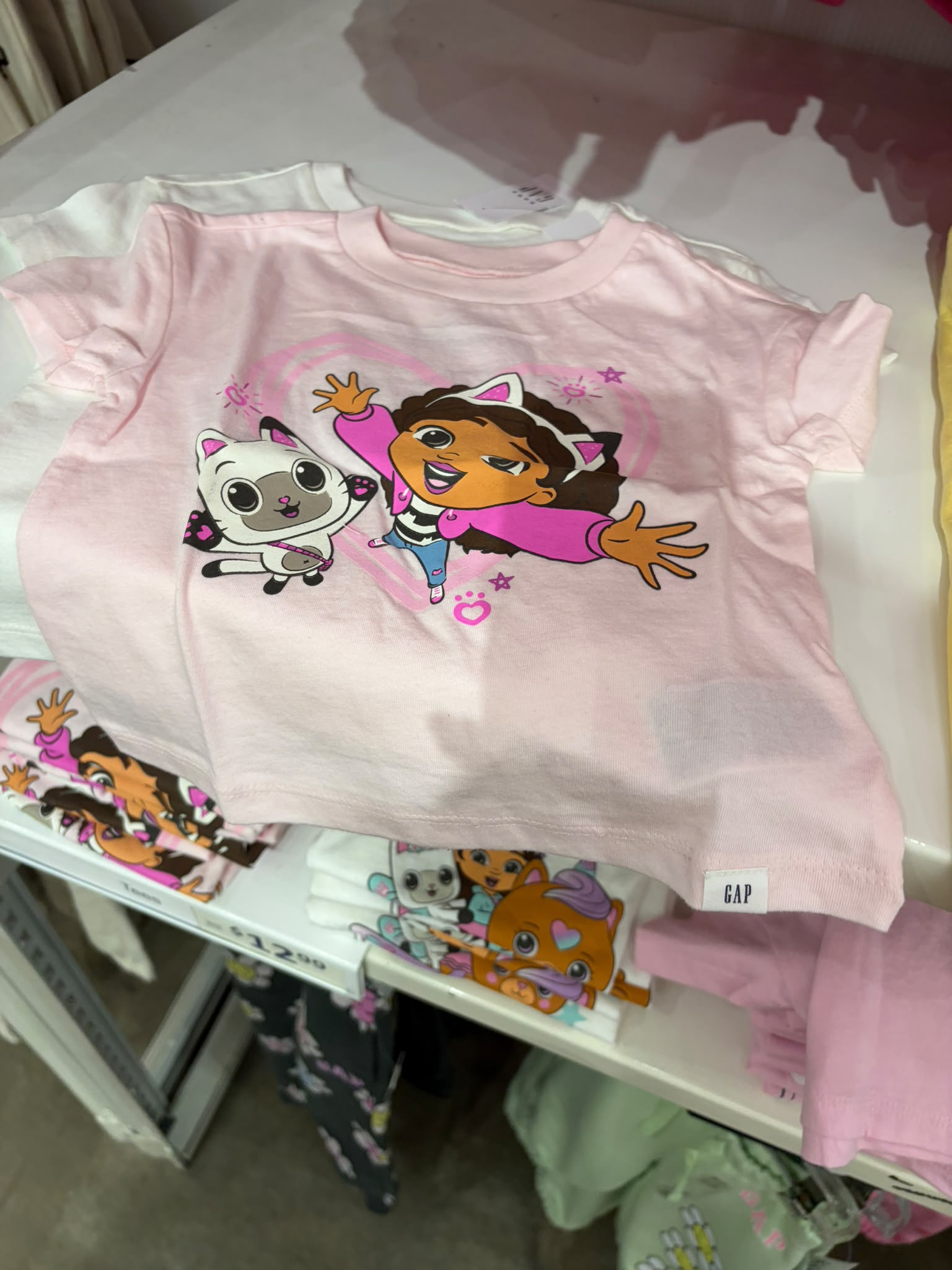 babyGap Graphic T-Shirt-Pink Cherry Blossom Gabby'S Dollhouse