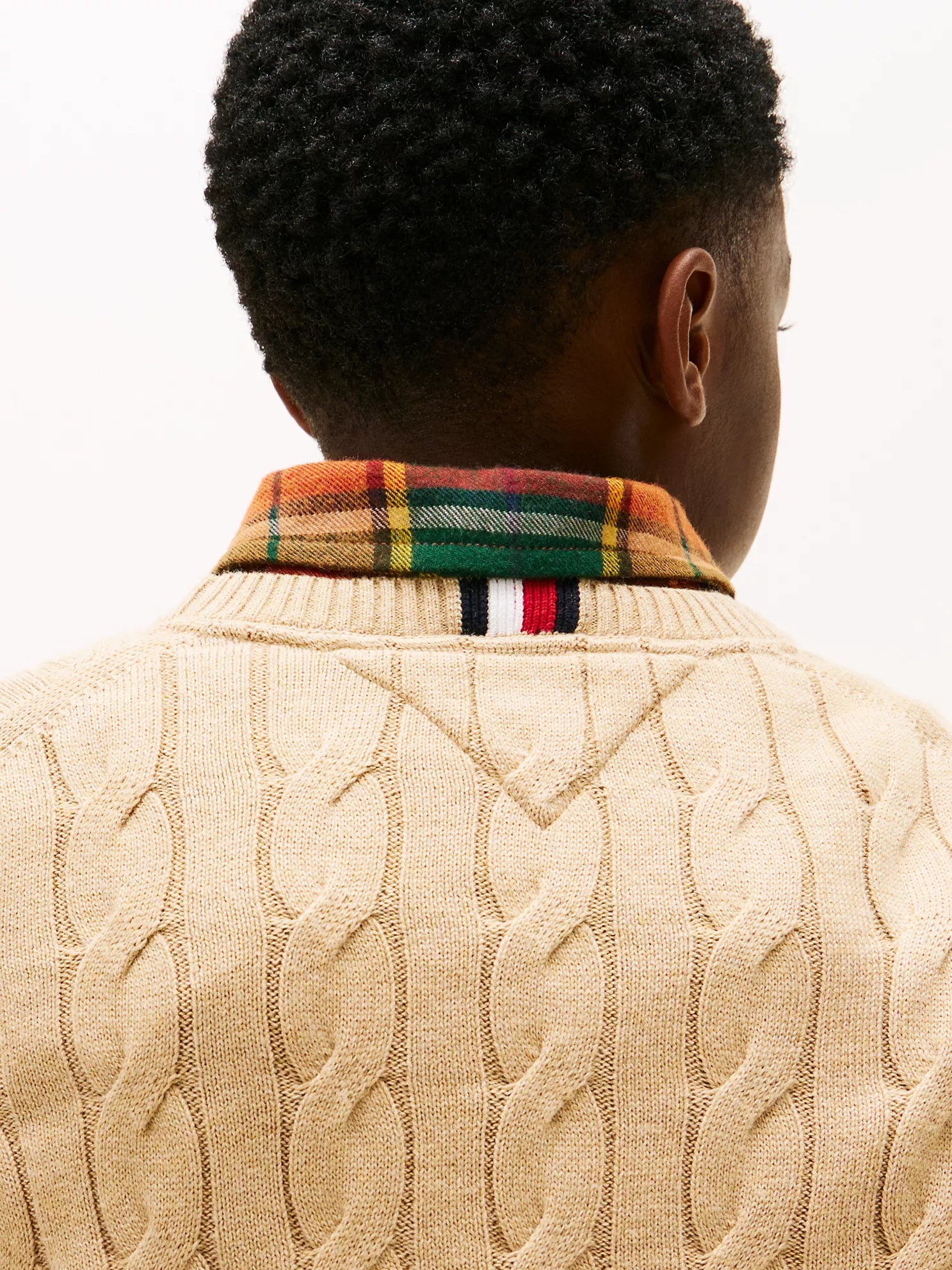 BOY Tommy Cable Knit Sweater Dark Beige