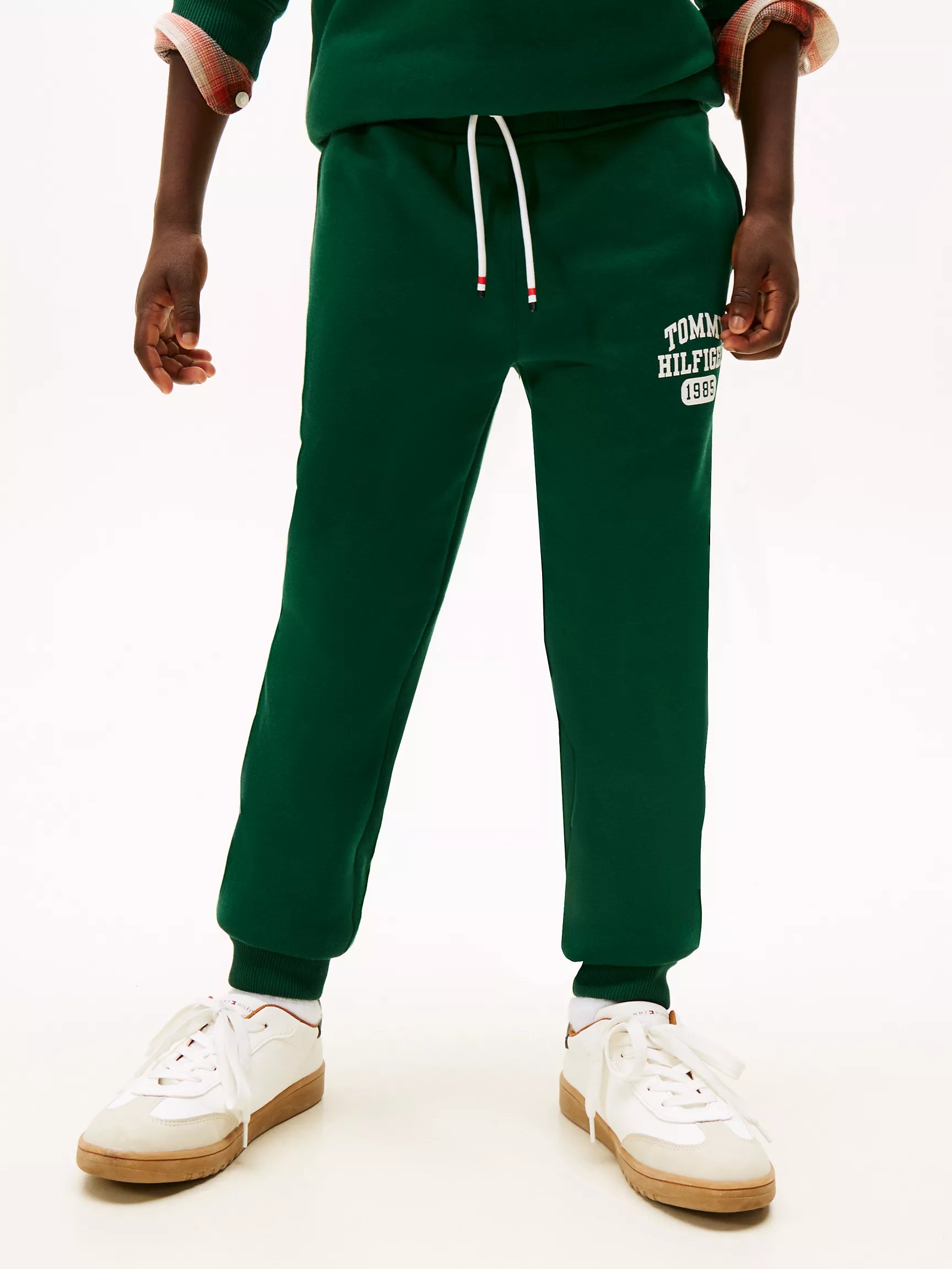 BOY Tommy Varsity Brushed-Fleece Sweatpant Ornamental Green