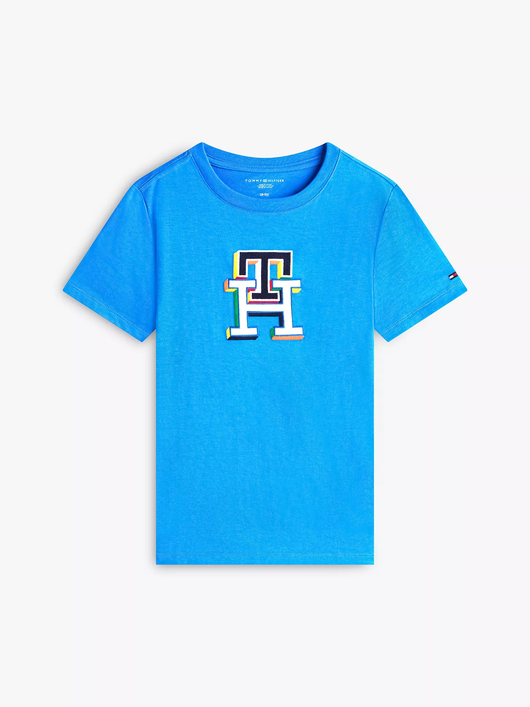 Kids' Multicolor Monogram T-Shirt-Dynamic Blue