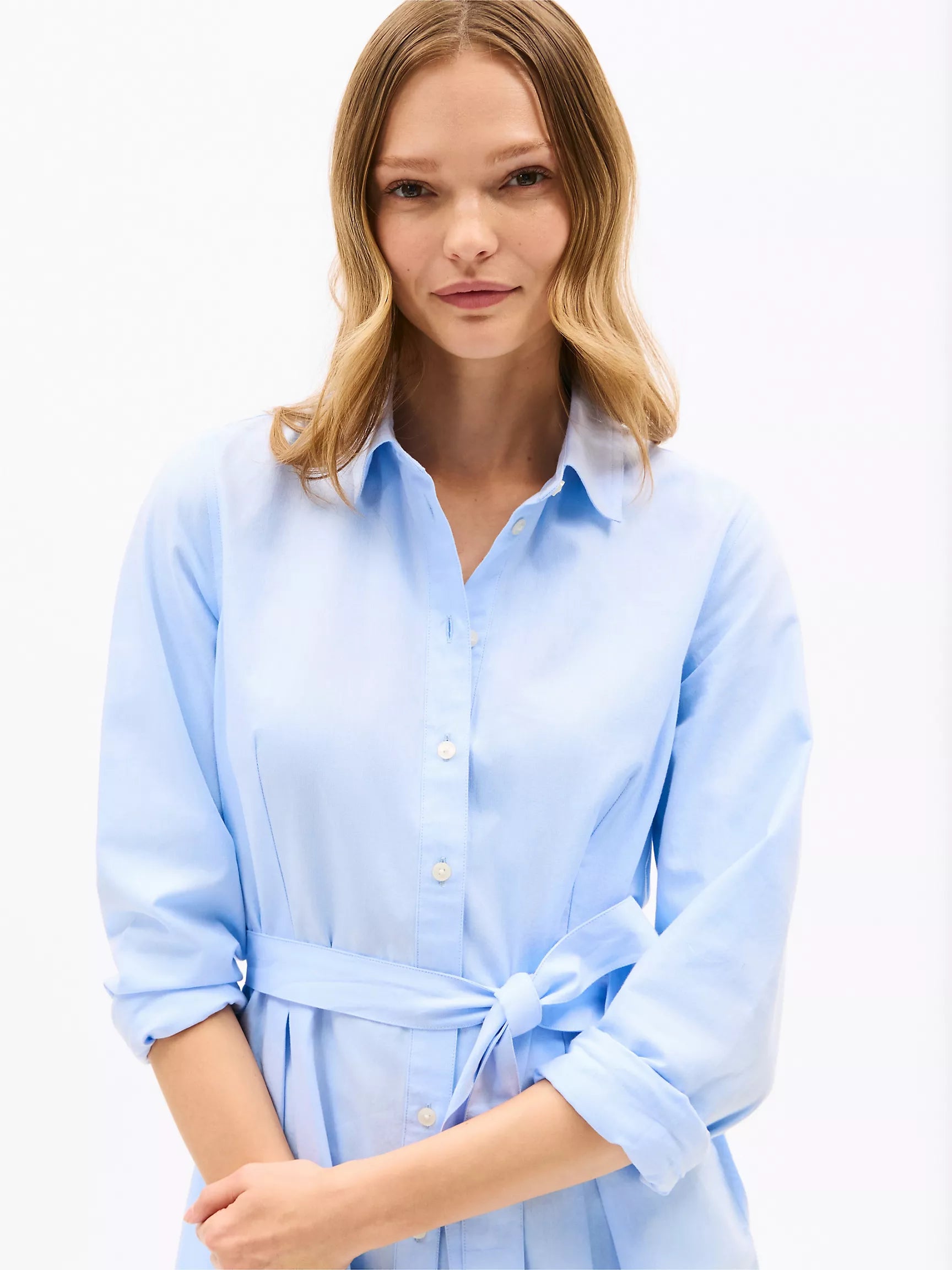 Womens' Tommy Border Stripe Shirtdress