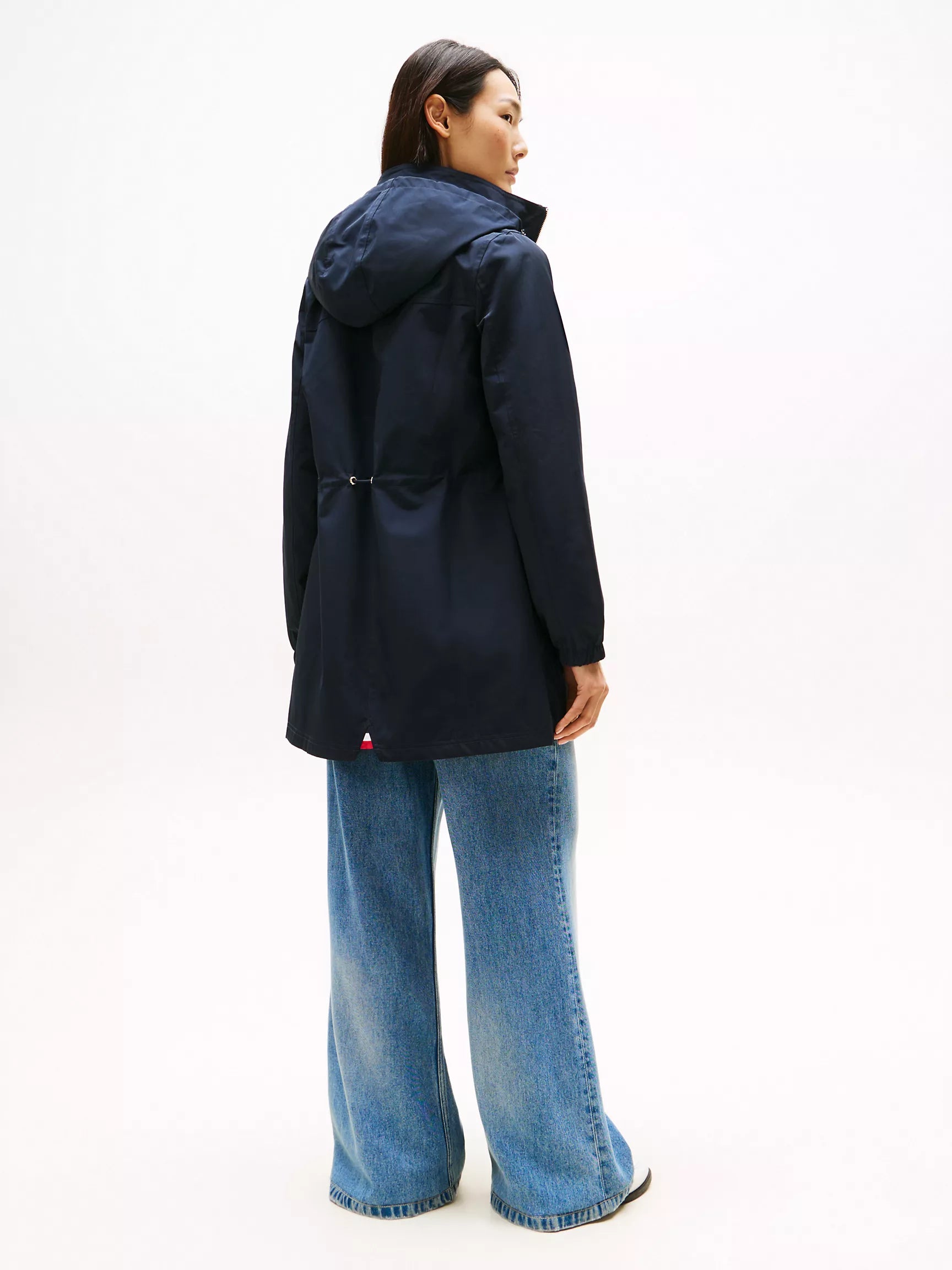 TOMMY WOMENS' Lightweight Hooded Jacket Classic Navy