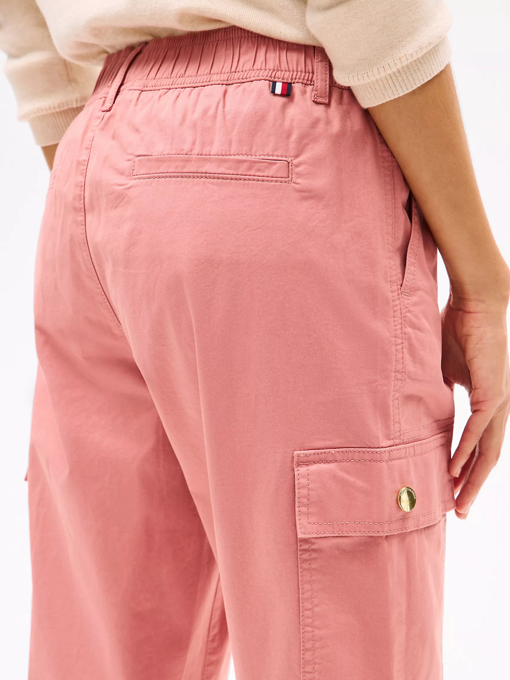 Womens' Tommy Belted Cargo Jogger/ Teaberry Blossom