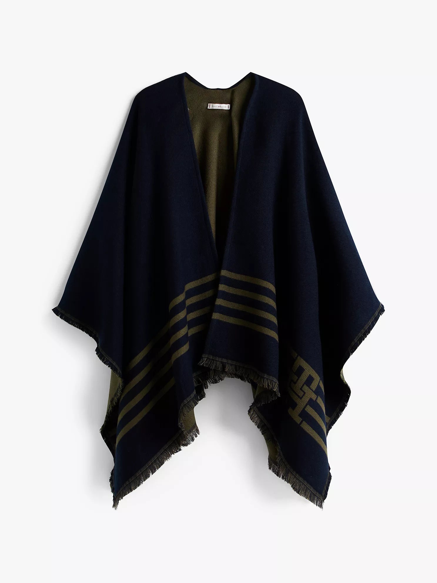WOMENS' Tommy Hilfiger Stripe Logo Cape Navy