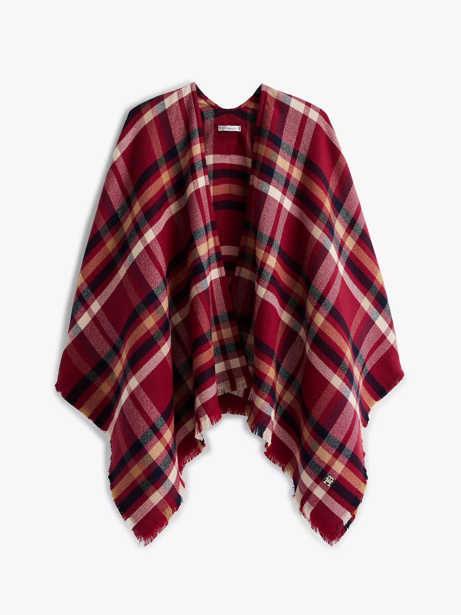WOMENS' Tommy Hilfiger Signature Plaid Cape Rouge / Multi