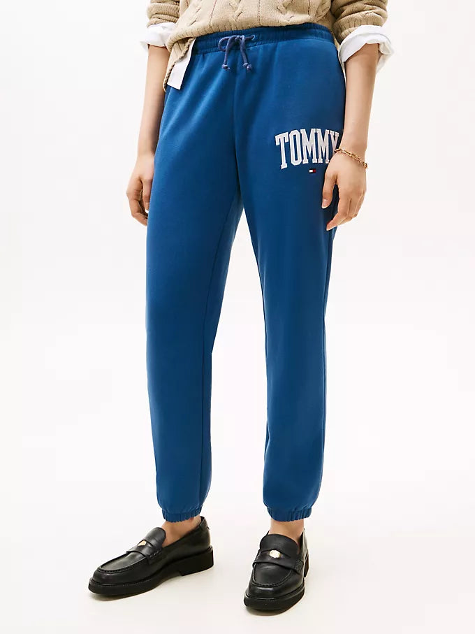 Tommy Womens' Varsity Tommy Logo Sweatpant/Fossil Blue