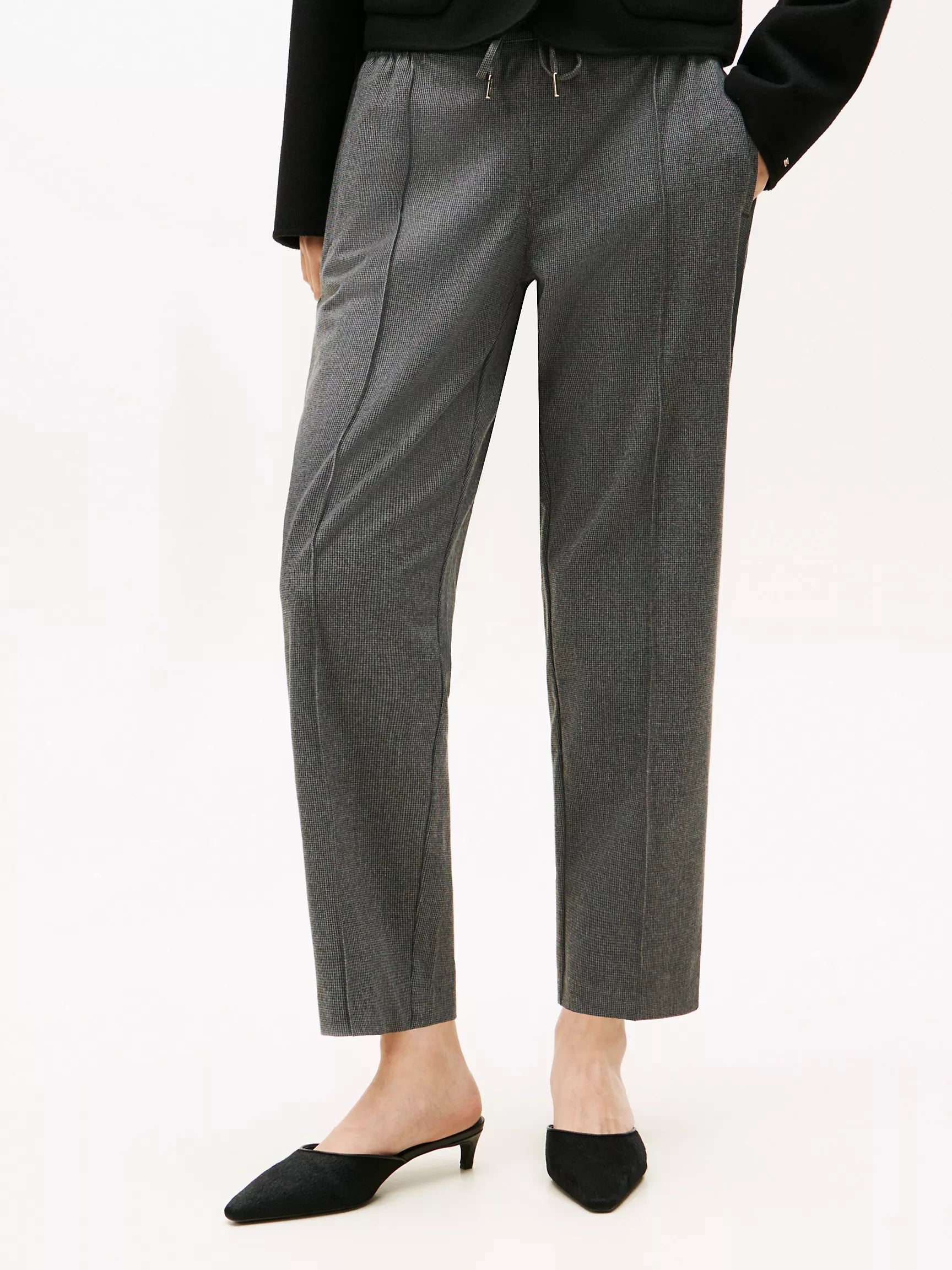 Womens' Tommy Tapered Drawstring Pant Light Grey Heather