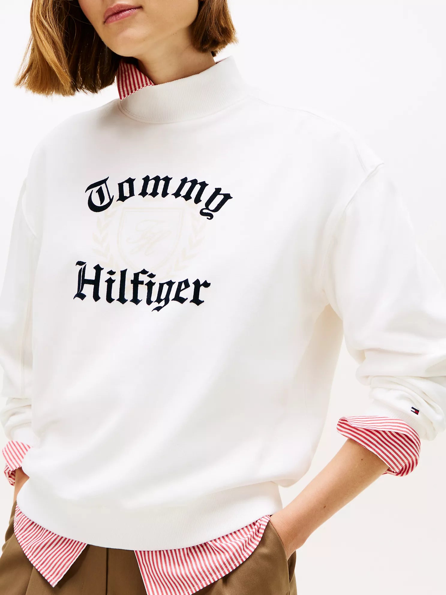 Womens' Tommy Hilfiger Varsity Crest Sweatshirt