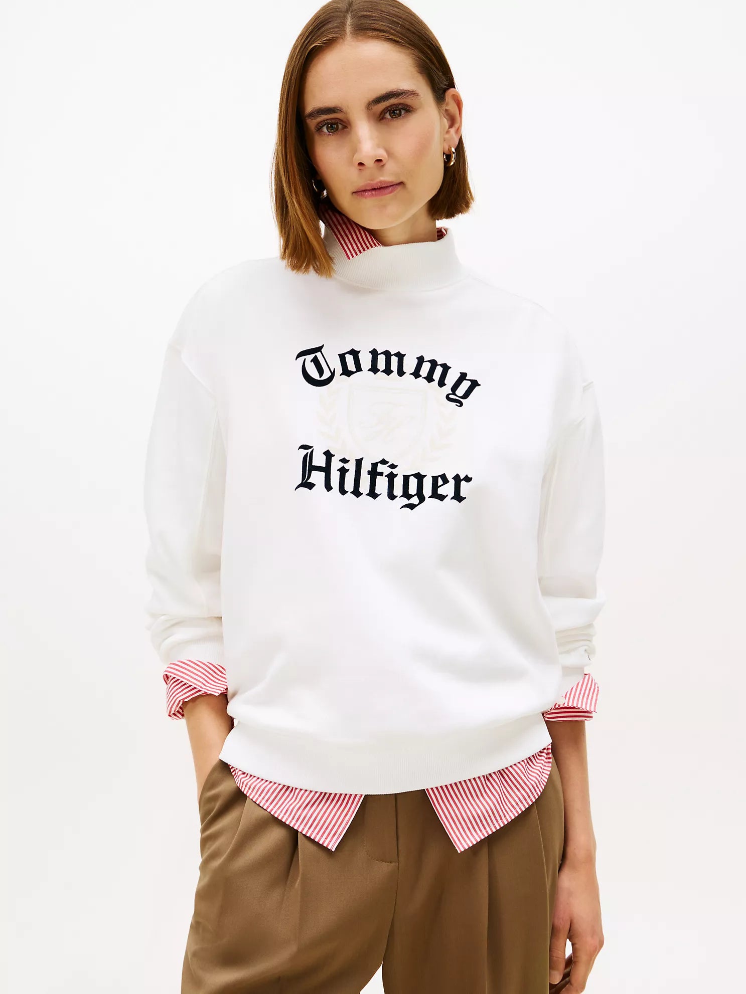 Womens' Tommy Hilfiger Varsity Crest Sweatshirt