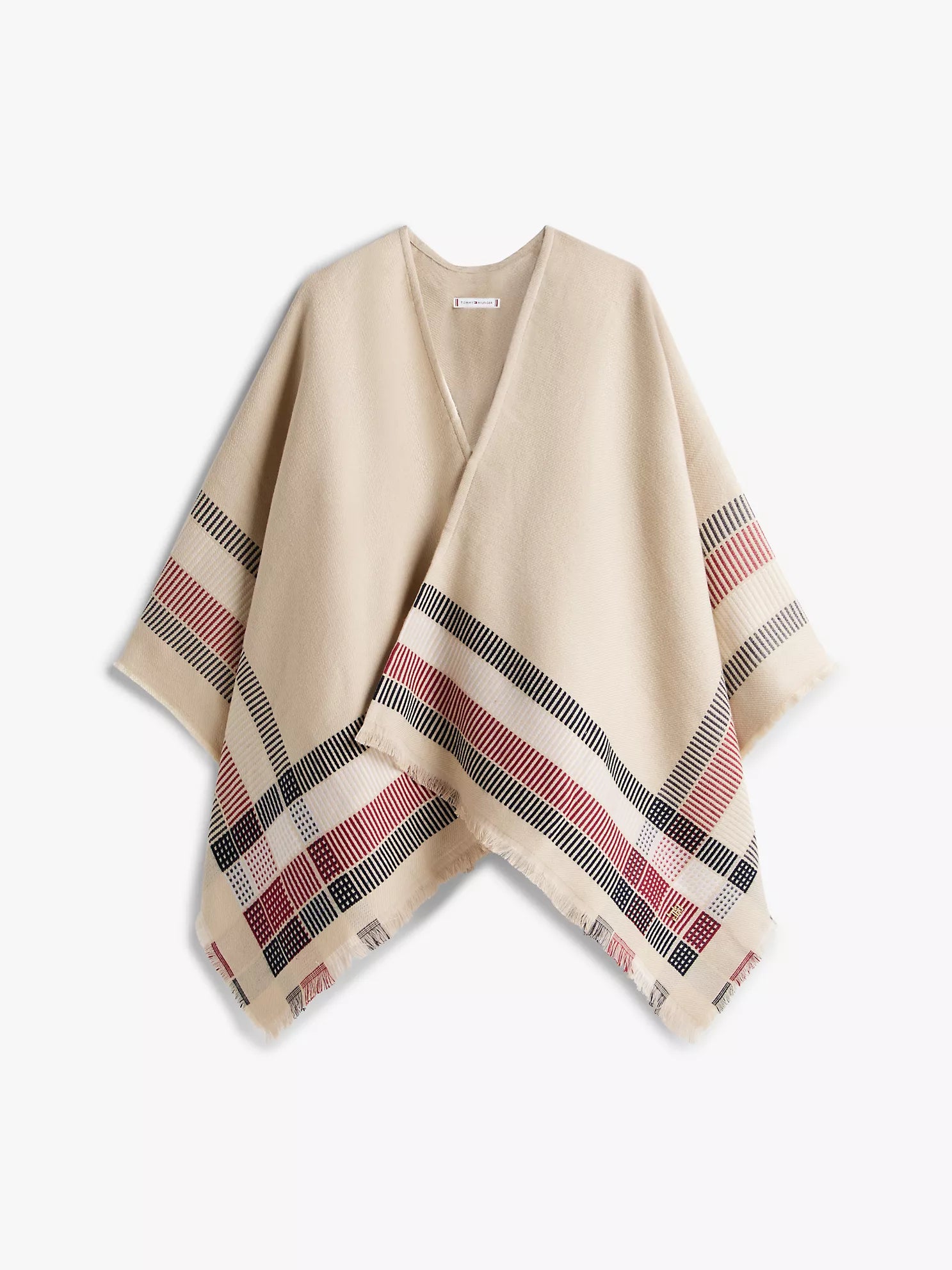 WOMENS' Tommy Hilfiger Stripe Border Cape Classic Beige / Multi