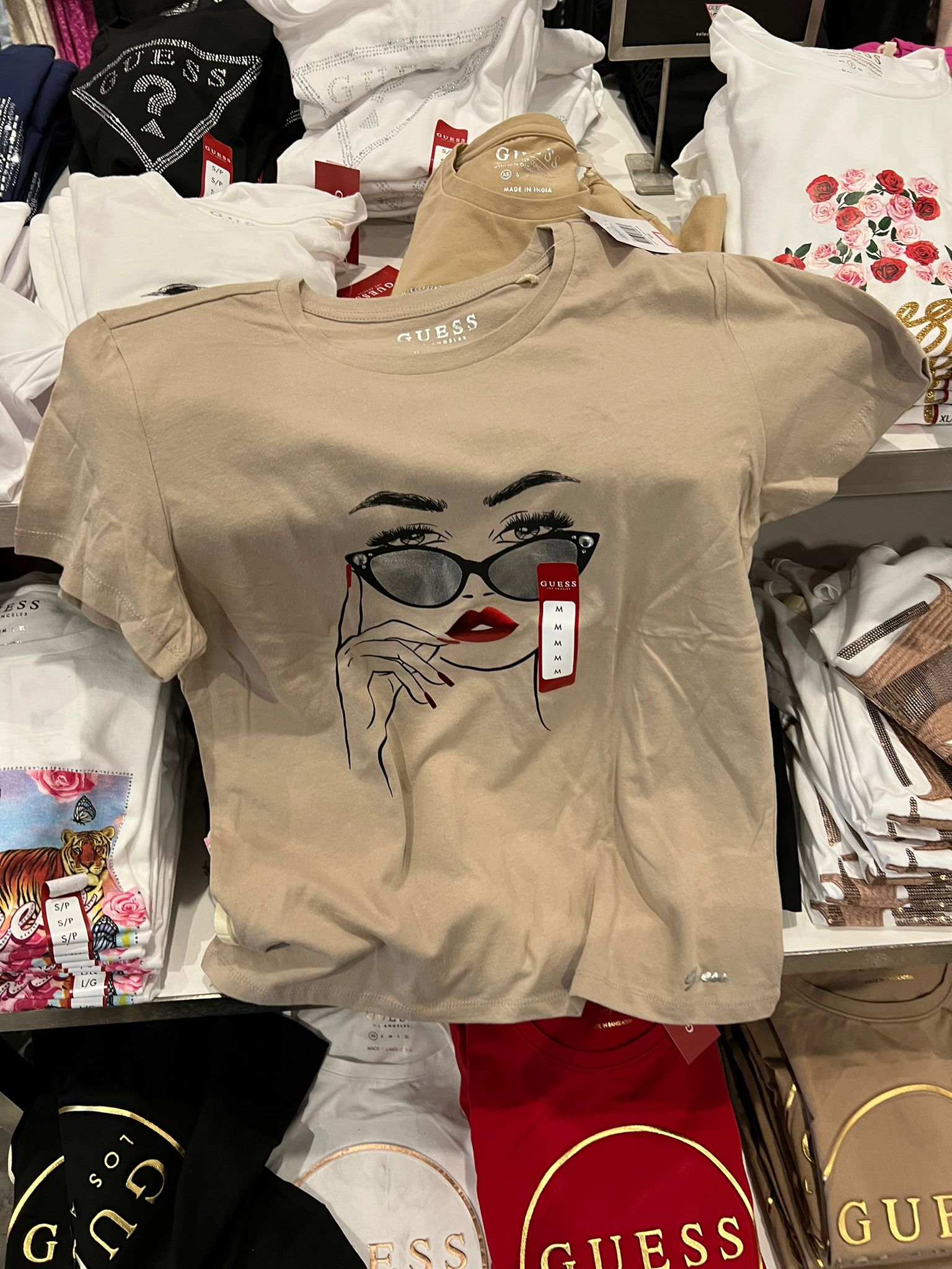 Womens' Guess Catia Model Graphic Tee