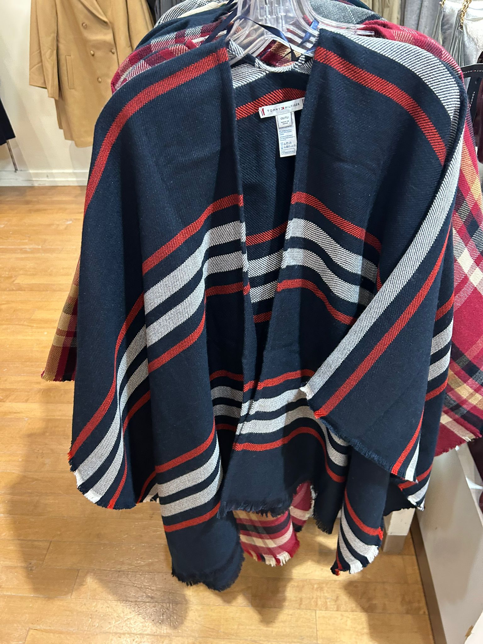 WOMENS' Tommy Hilfiger Allover Stripe Cape Navy / Multi