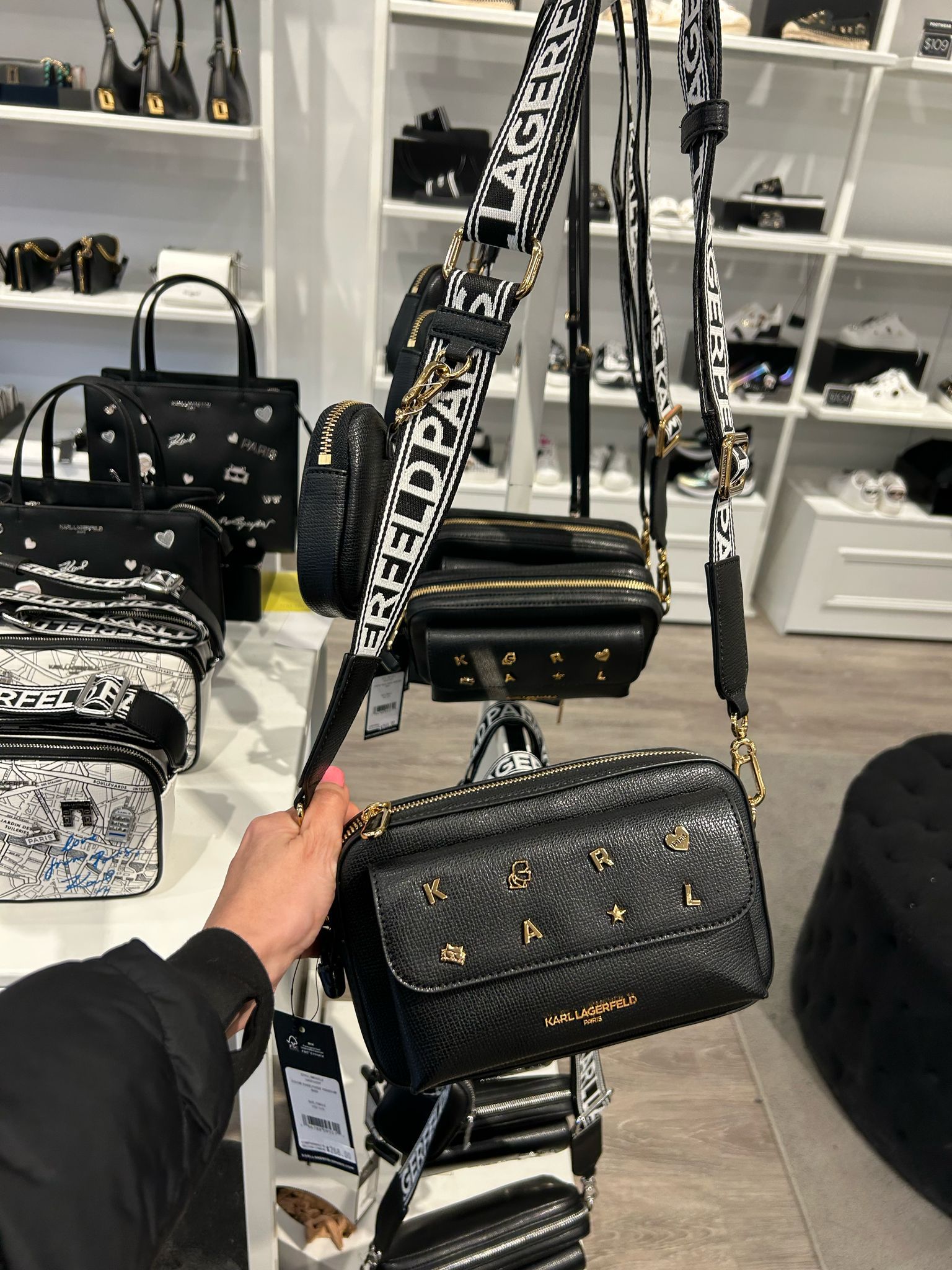 Womens' Karl Lagerfeld Paris MAYBELLE CAMERA CROSSBODY