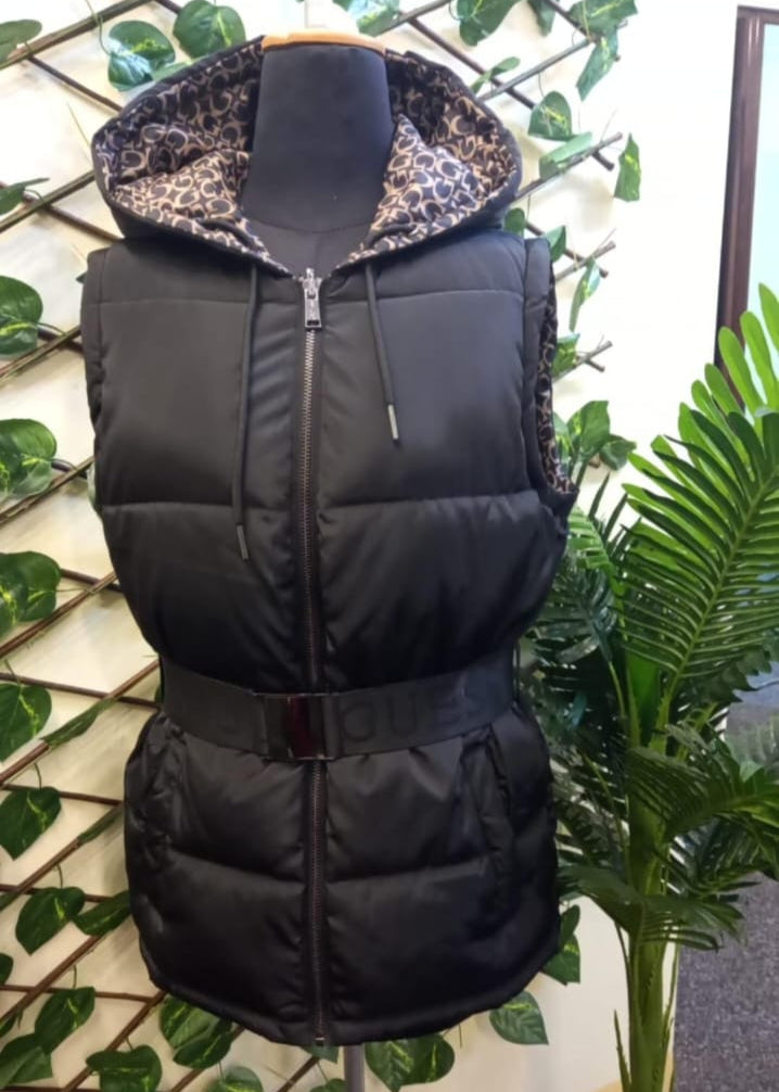 Womens' Chaleco Reversible Puffer Guess Vest