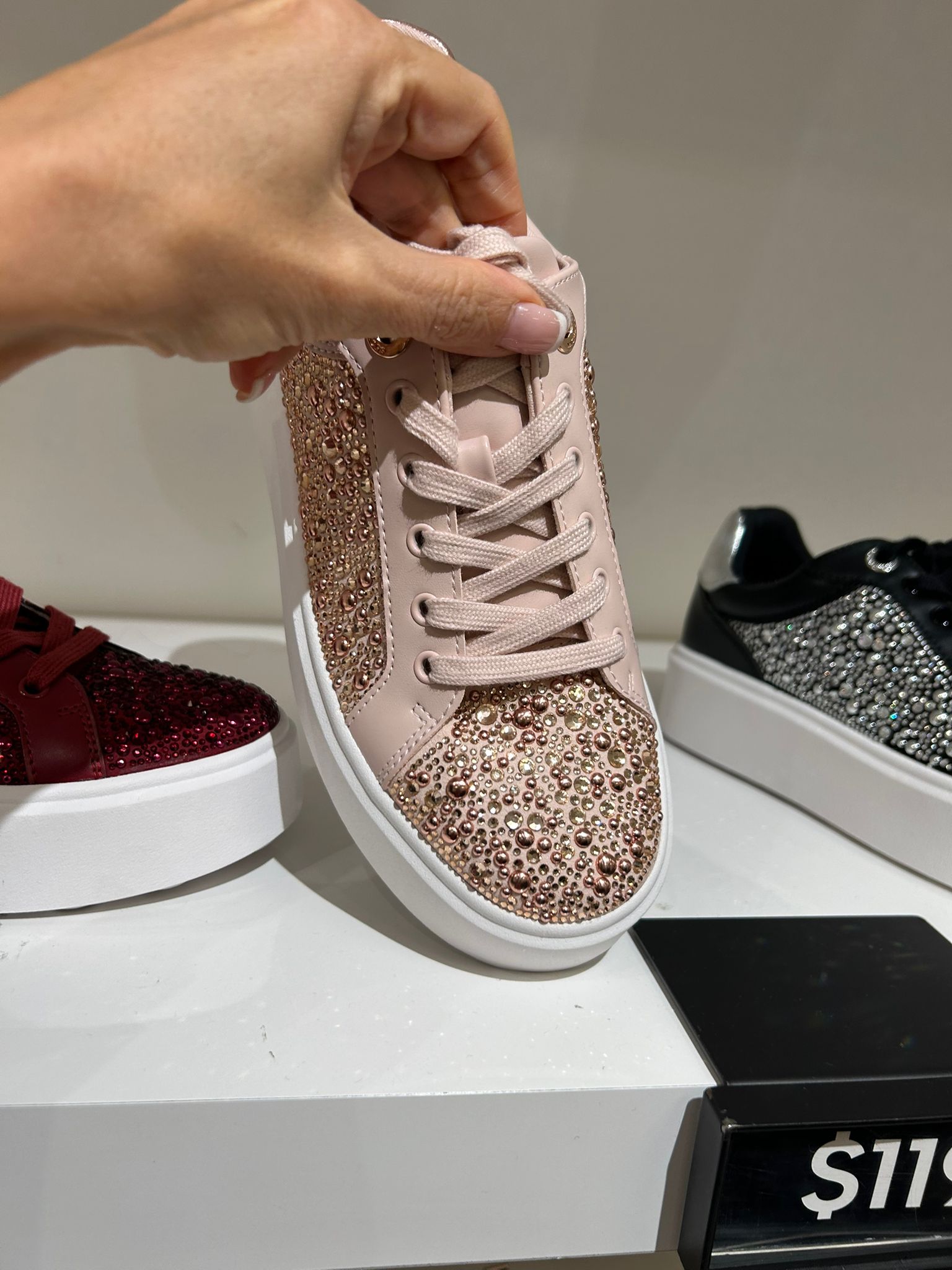 Michael Kors WOMENS' Romey Embellished Platform Sneaker