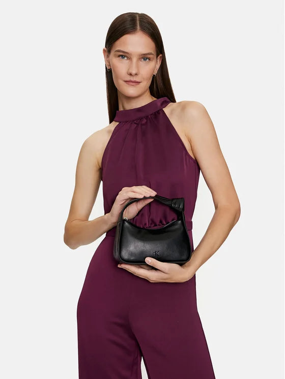 Calvin Klein Womens' KNOTTED MINI BLOCK20 / black