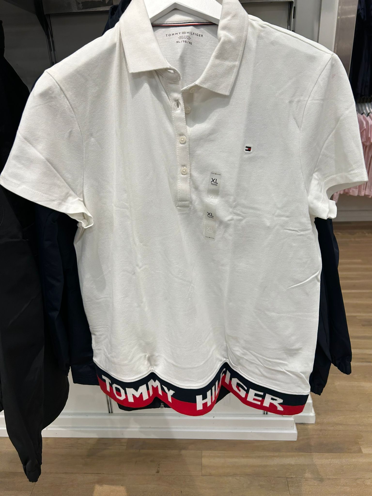 WOMENS' Tommy Hilfiger Heritage Striped Hem Khloe Polo Shirt