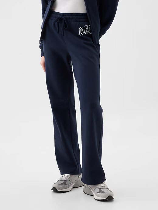 Womens' Gap Logo Straight Sweatpants Navy Uniform