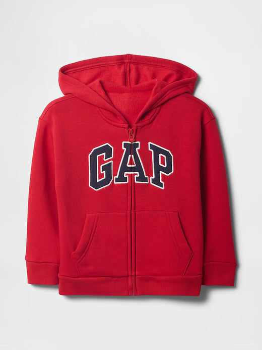BabyBOY Gap Relaxed Logo Hoodie Modern Red