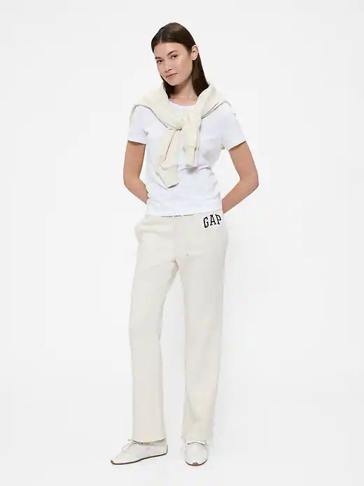 Womens' Gap Logo Straight Sweatpants Chino